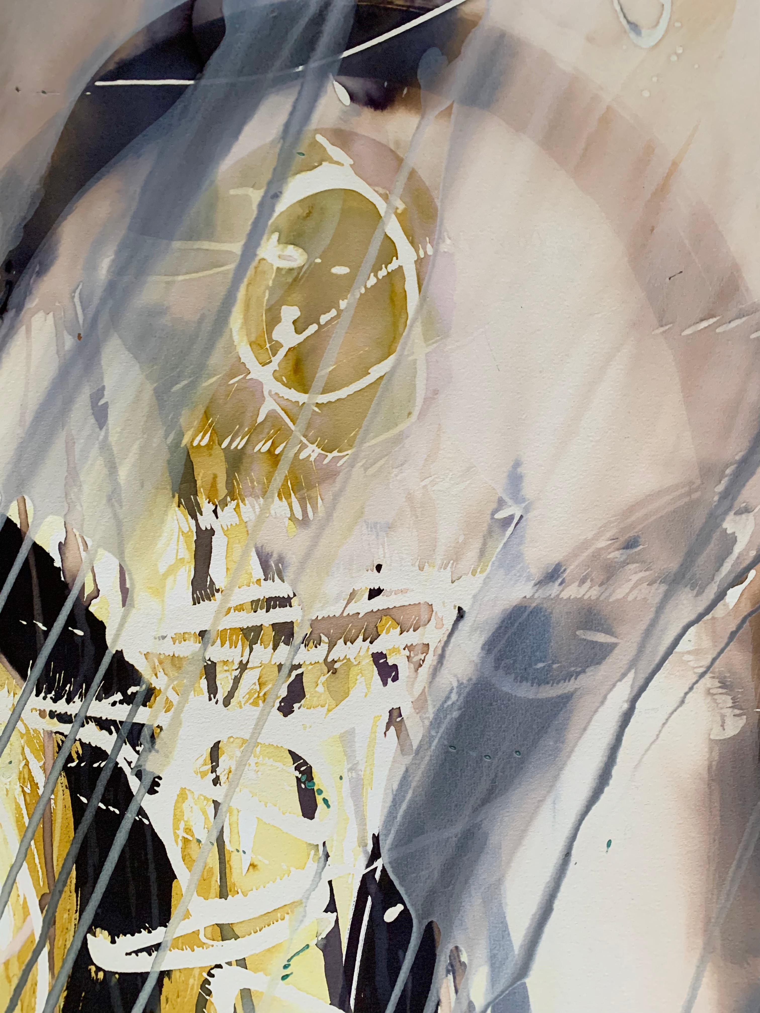 Untitled  - Contemporary Expressive Abstract Painting, Conceptual Art For Sale 2