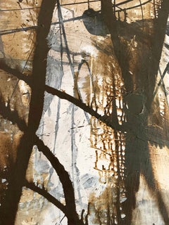 Senza titolo - Pittura ad olio contemporanea astratta espressiva XXL, arte concettuale