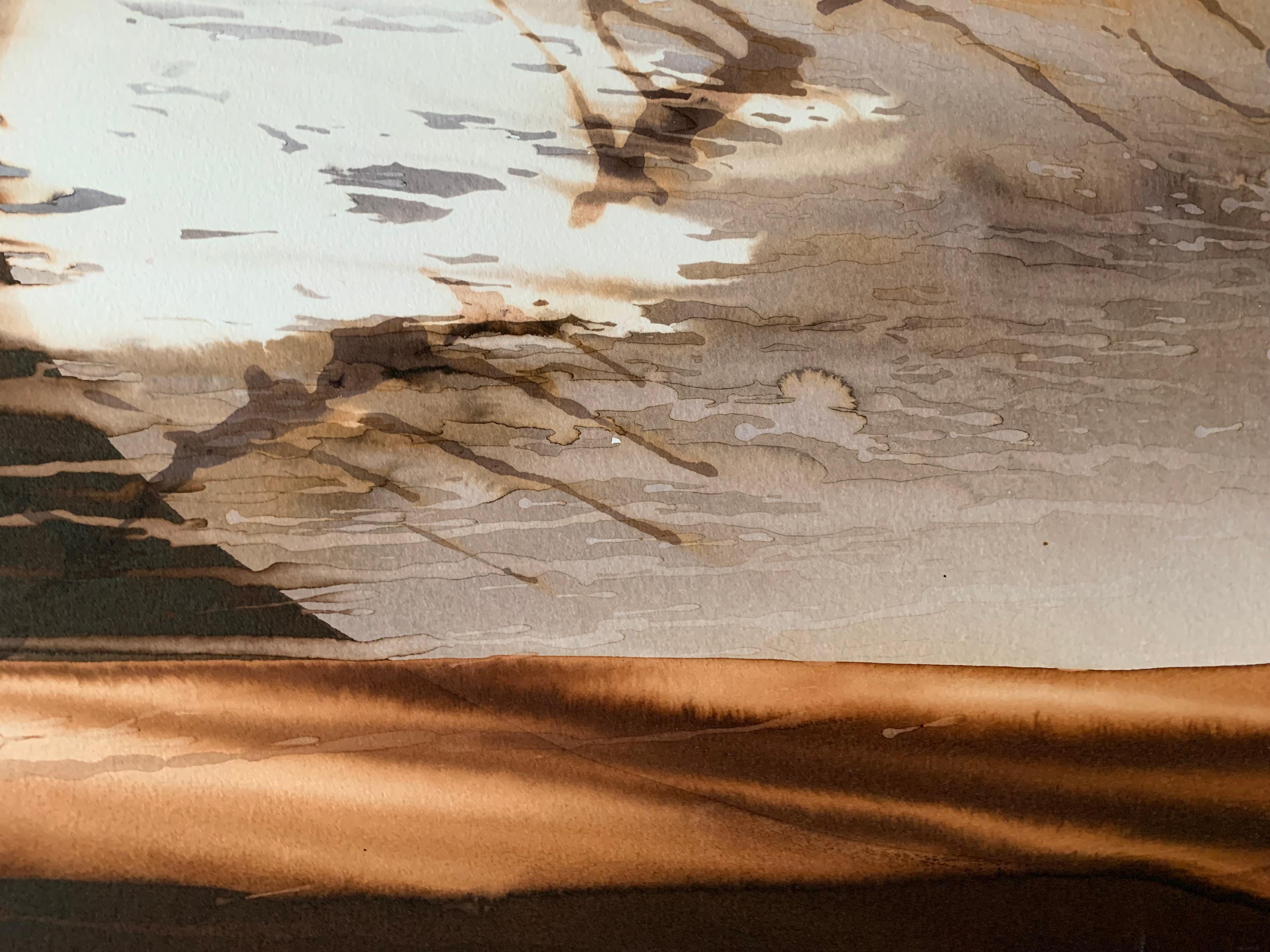 Untitled, Series Comets - Contemporary Expressive Painting, Conceptual Art For Sale 1