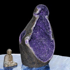 Uruguayan Amethyst Geode With Stalactite