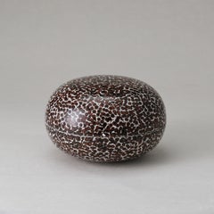 Urushi Lacquer Eggshell Orb Box, Large by Alexander Lamont