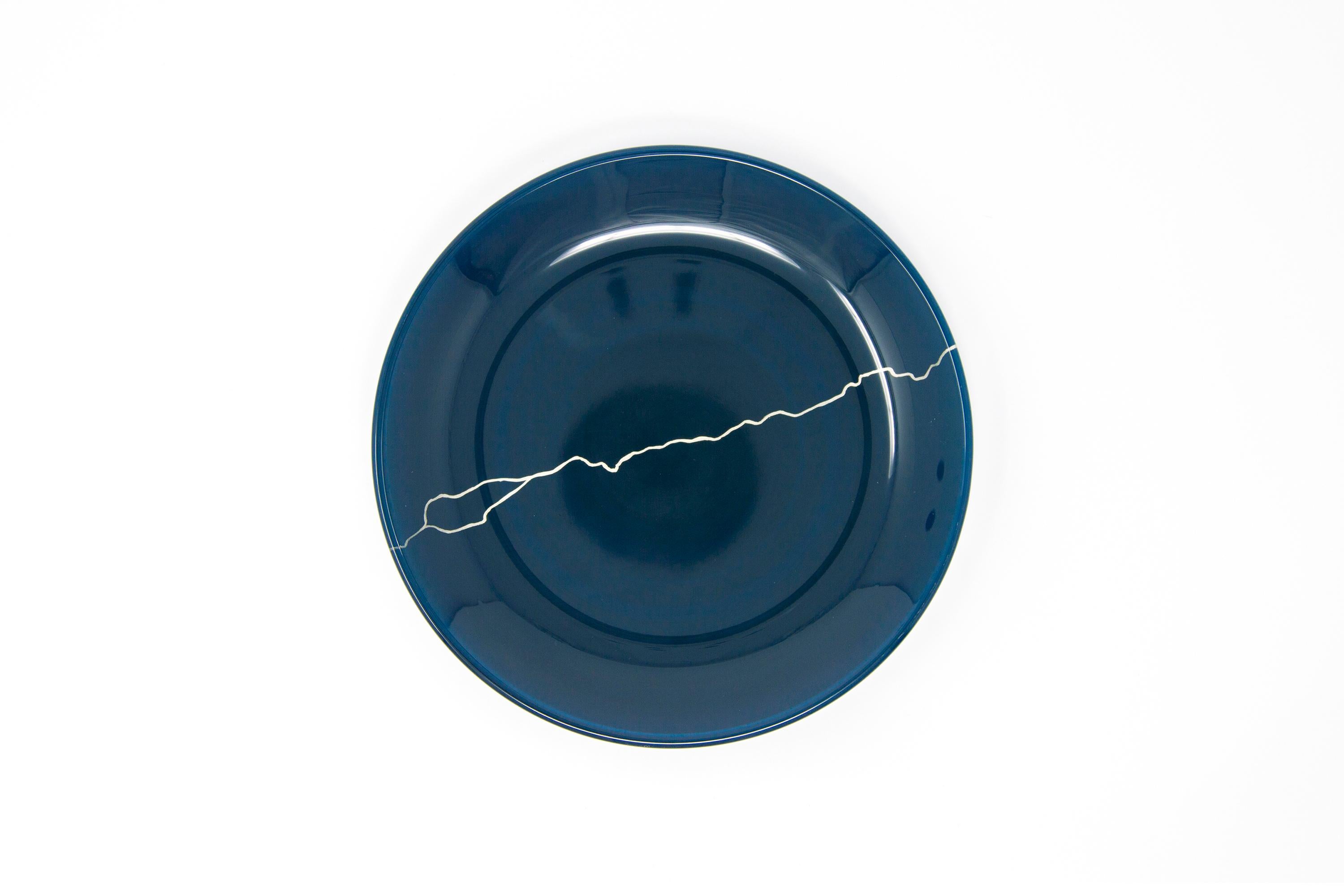 Placa de vidrio lacado Urushi 