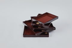 Urushi Layered Box2 Ryosuke Harashima Zeitgenössisches japanisches Zen Mingei