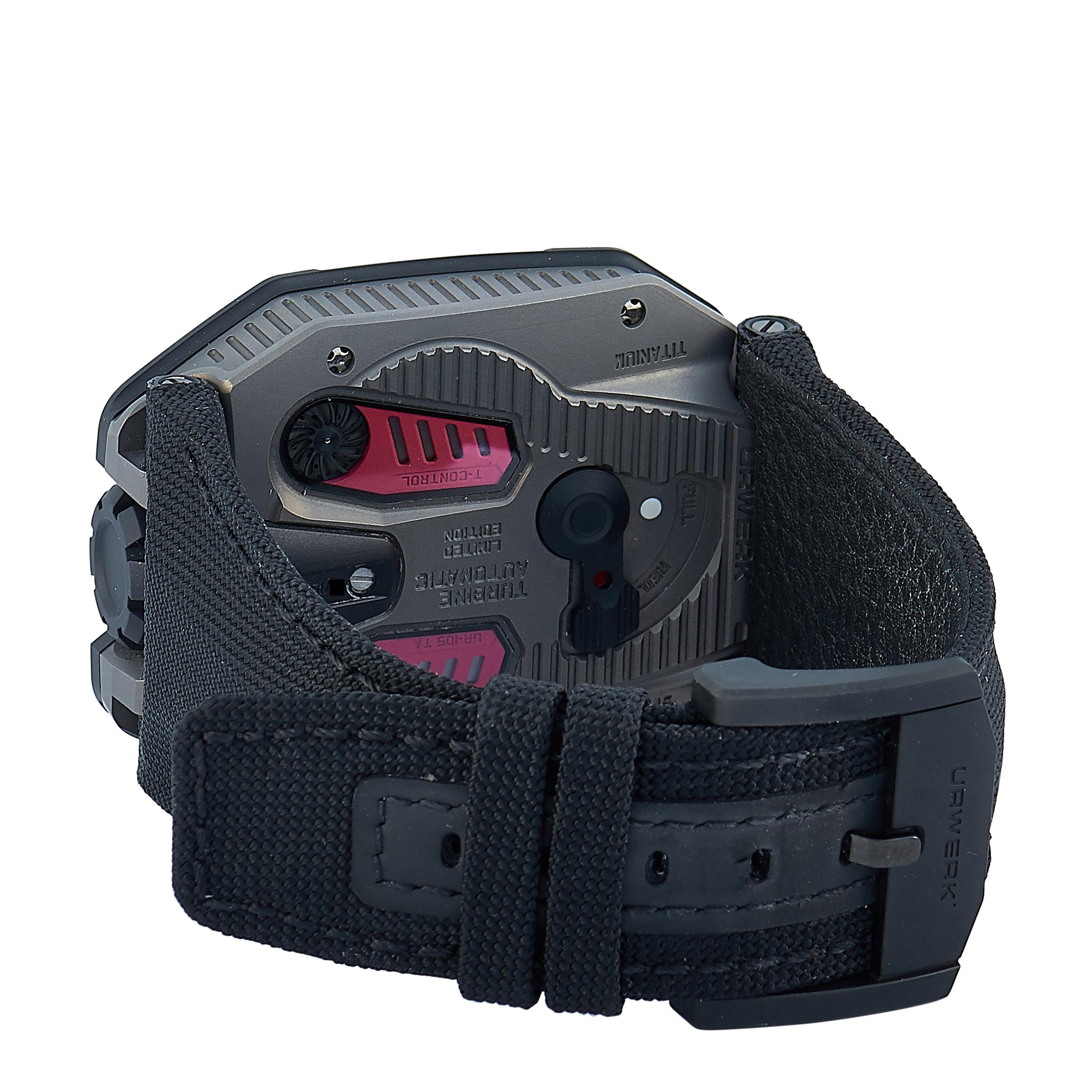 Urwerk Titanium Limited Edition Watch UR-105 TF In Excellent Condition In Southampton, PA