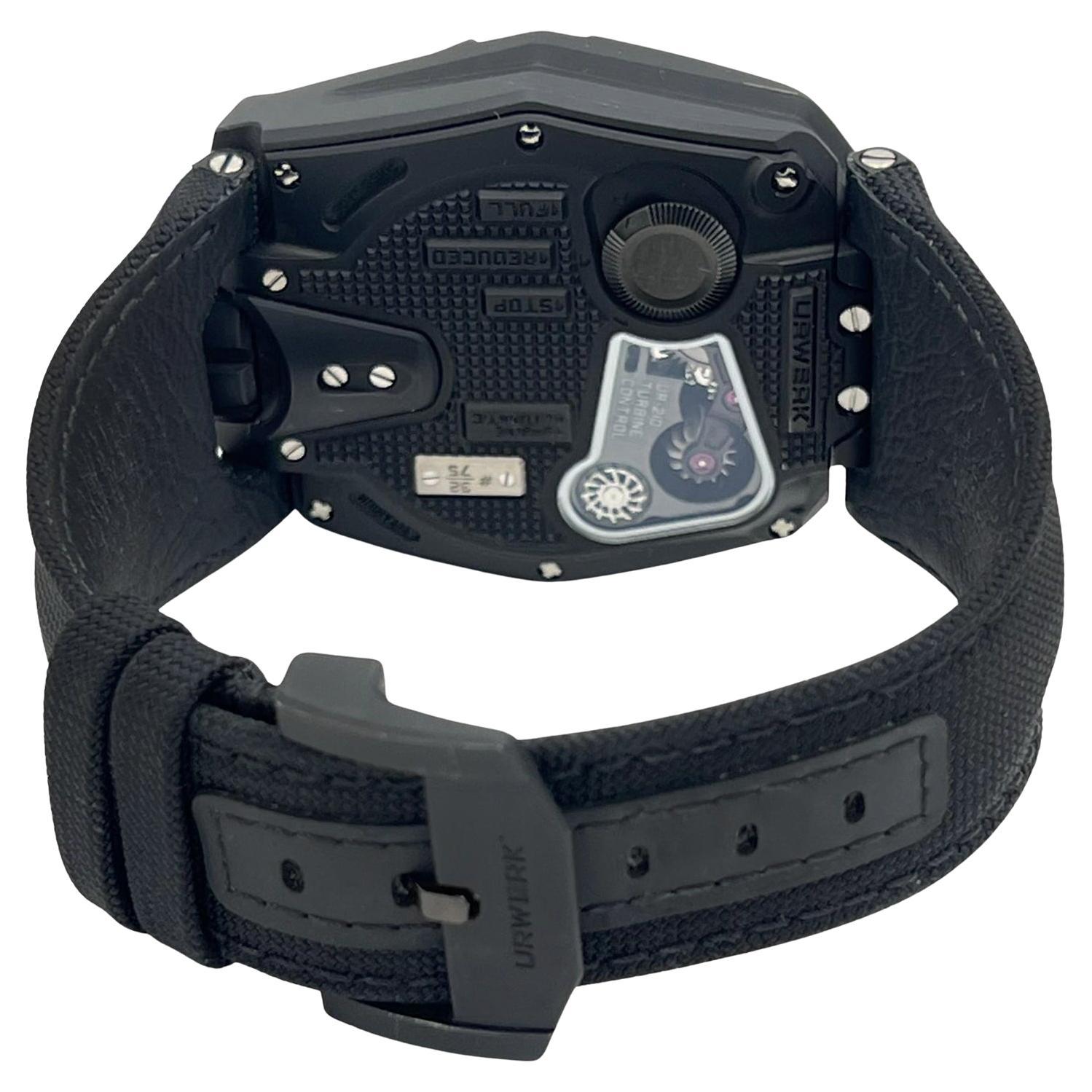 Urwerk UR-210Y Black Hawk Limited Edition Wristwatch For Sale 1