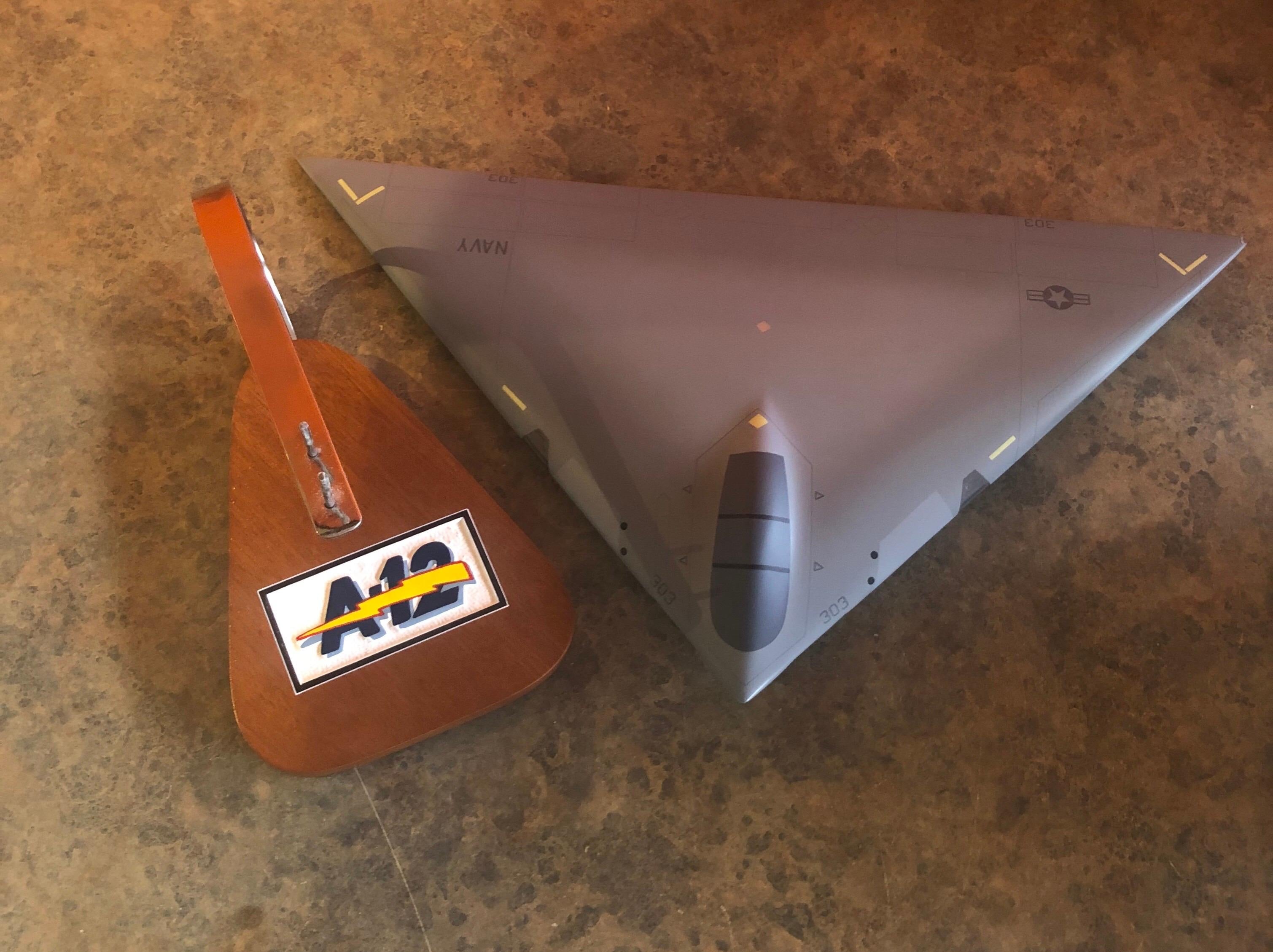 American U.S. Air Force A-12 Avenger II Contractor Desk Model