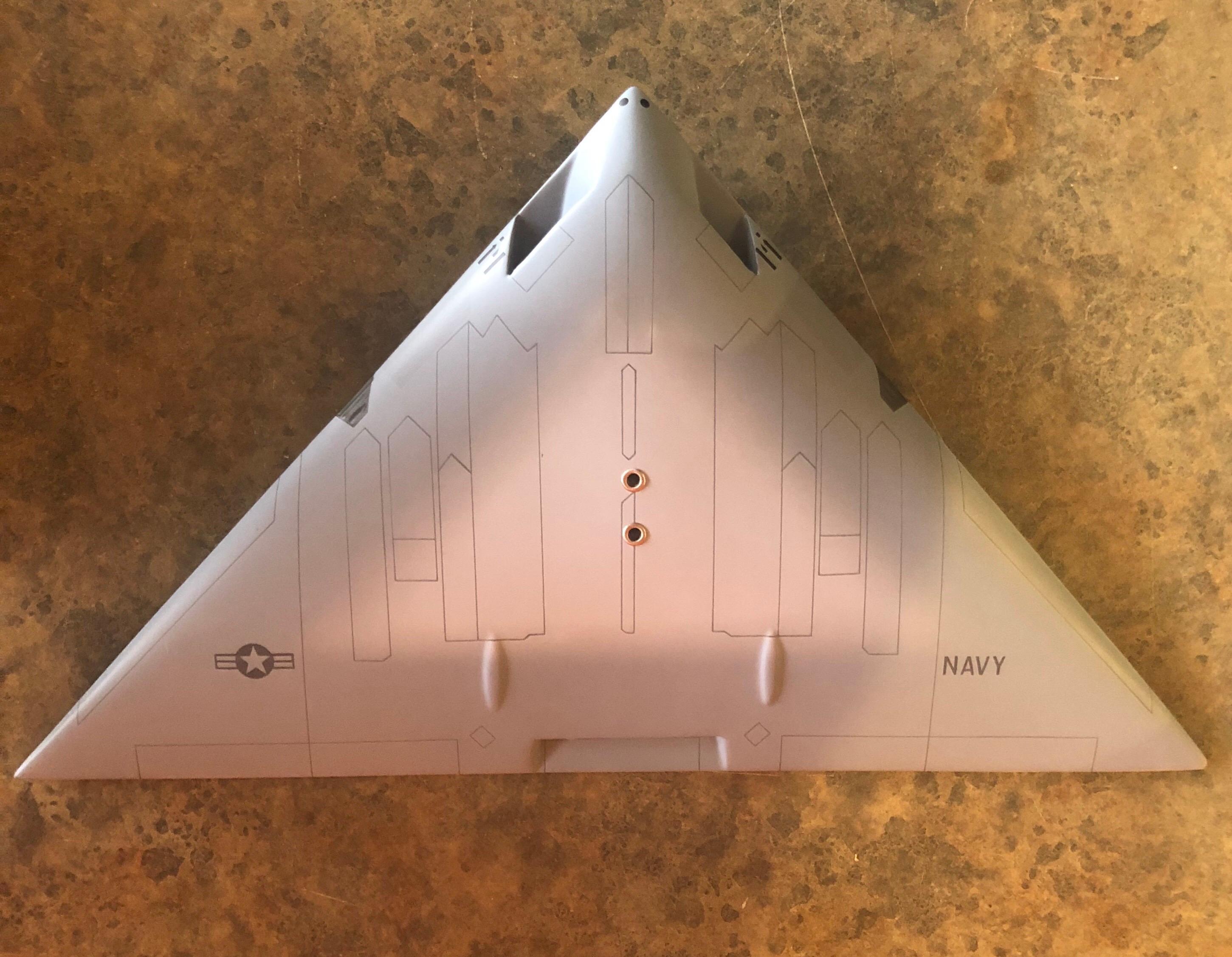 Wood U.S. Air Force A-12 Avenger II Contractor Desk Model