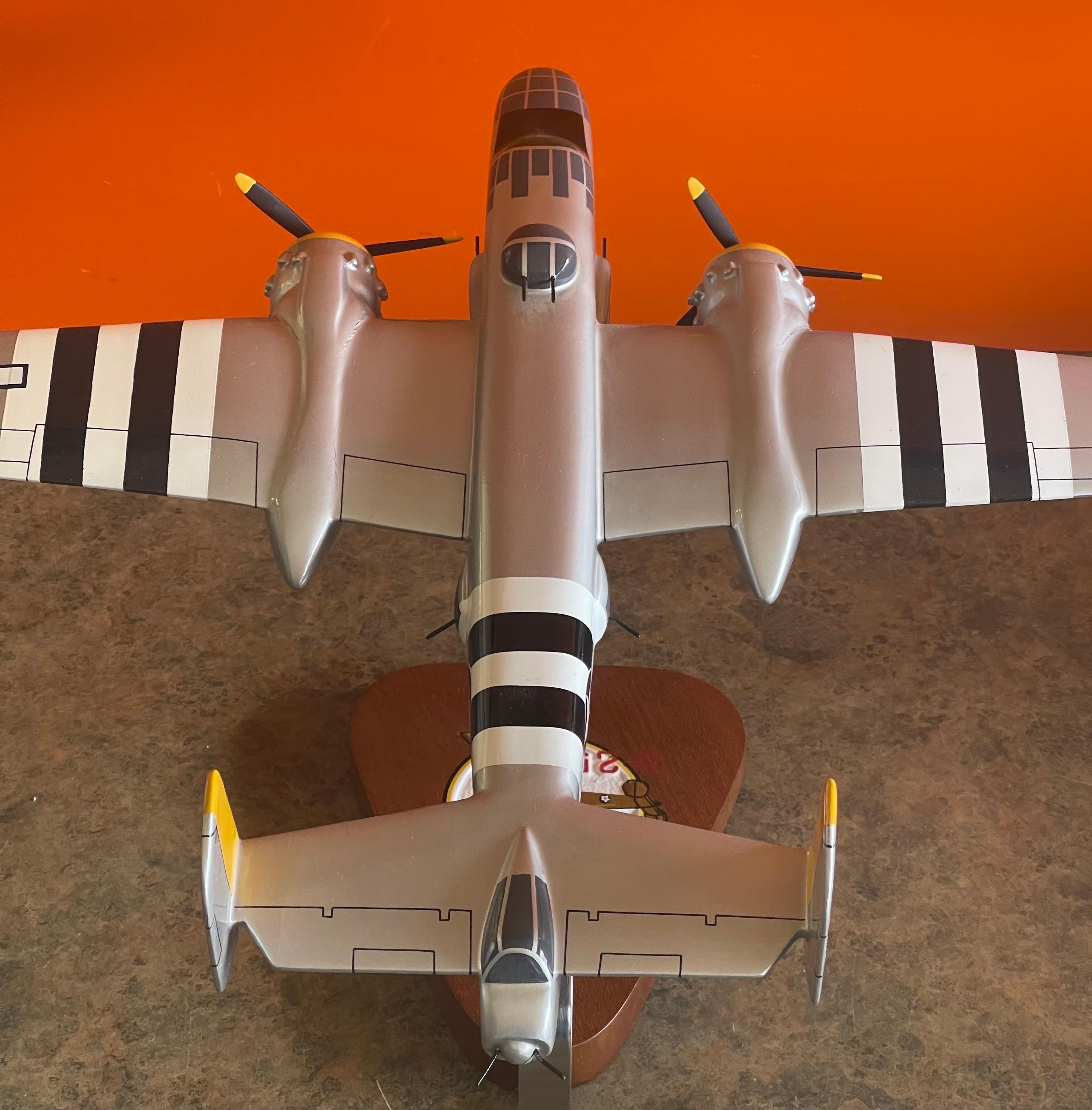 U.S. Air Force B-25 Bomber / Airplane Contractor Desk Model 2