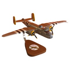 U.S. Air Force B-25 Bomber / Airplane Contractor Desk Model