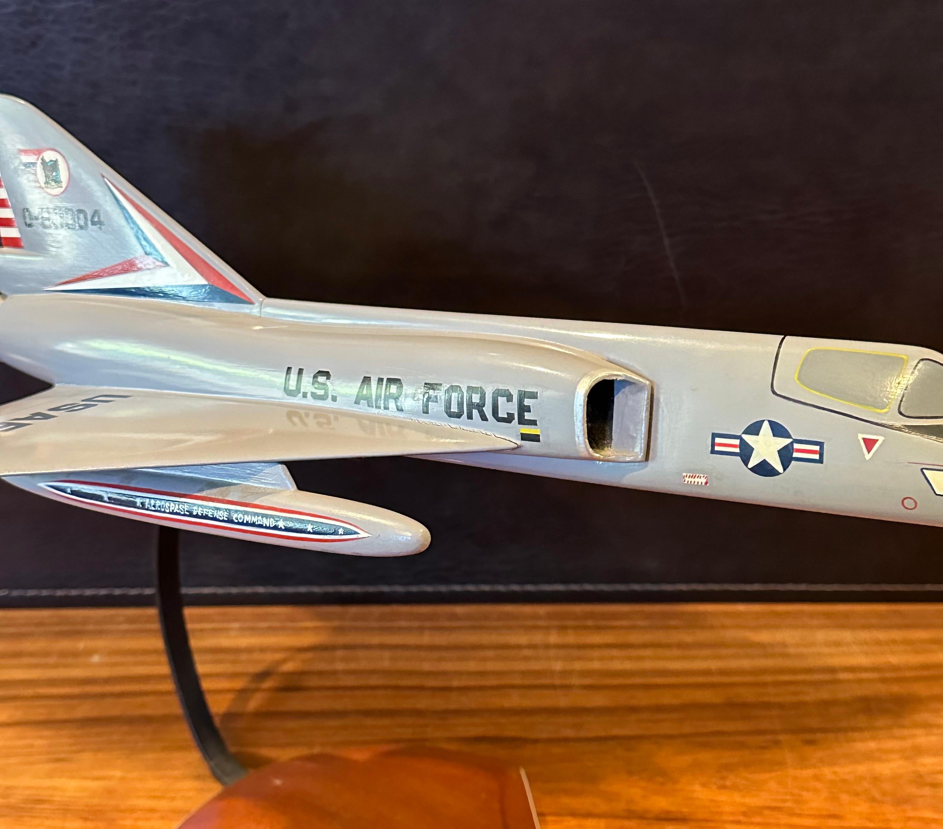 U.S. Air Force Convair F-106 Delta Dart Airplane / Jet Contractor Desk Model 4