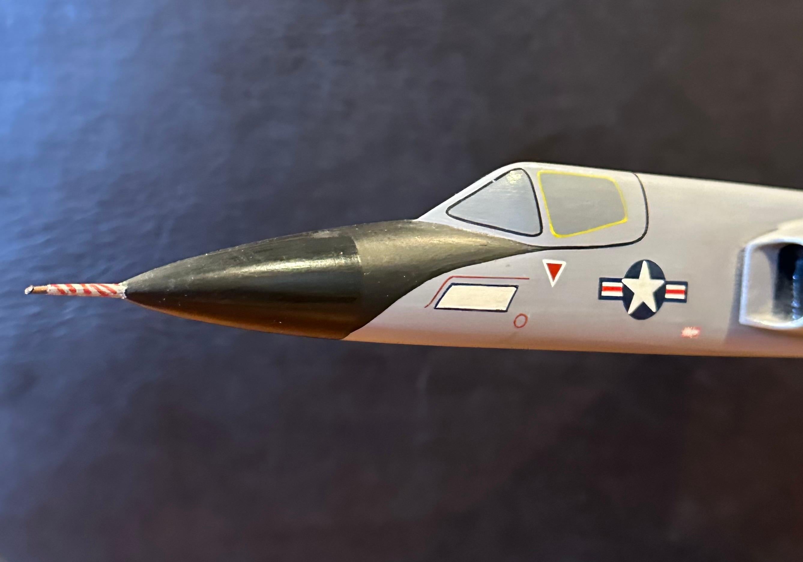 U.S. Air Force Convair F-106 Delta Dart Airplane / Jet Contractor Desk Model 5