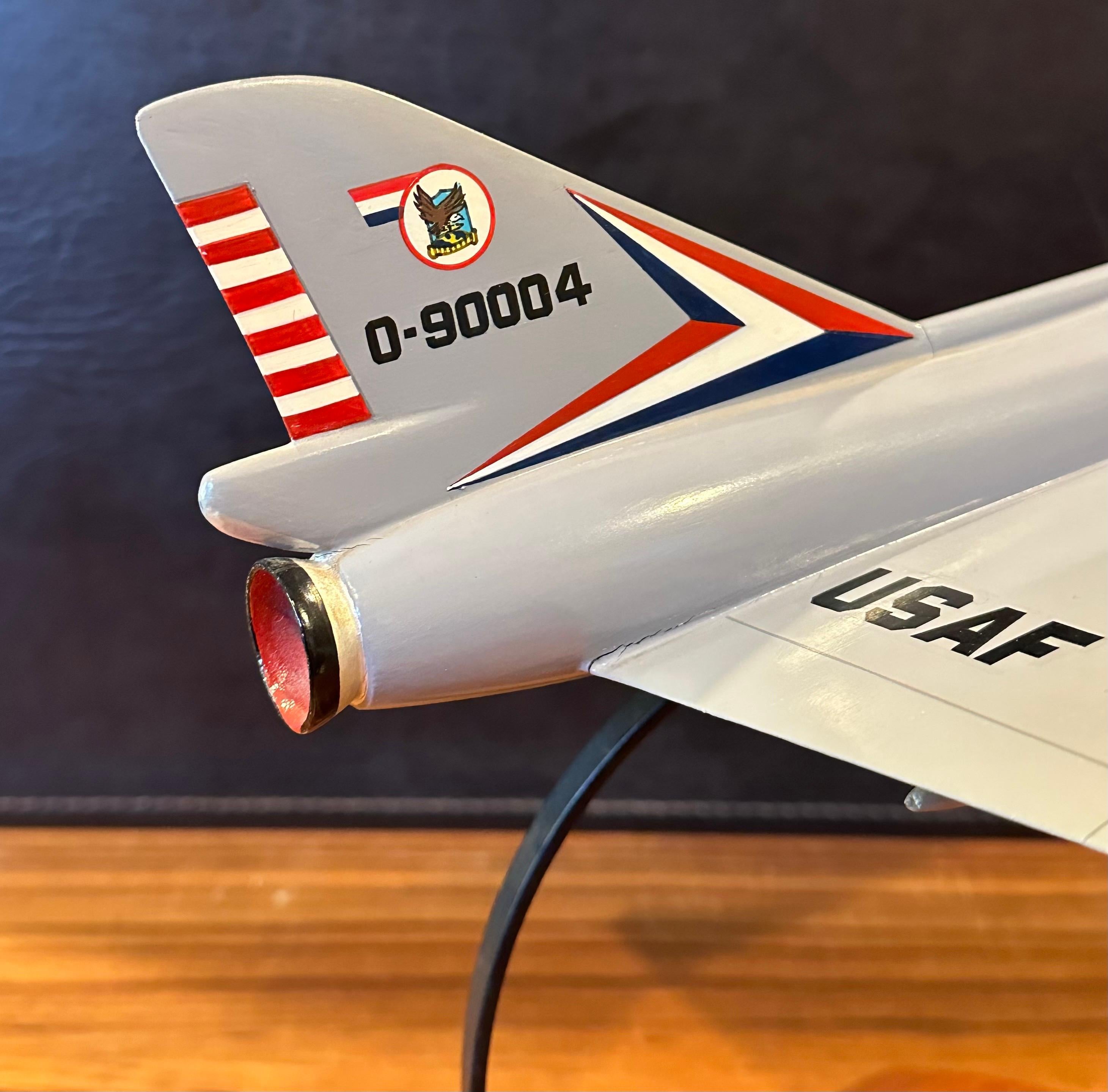 U.S. Air Force Convair F-106 Delta Dart Airplane / Jet Contractor Desk Model 7