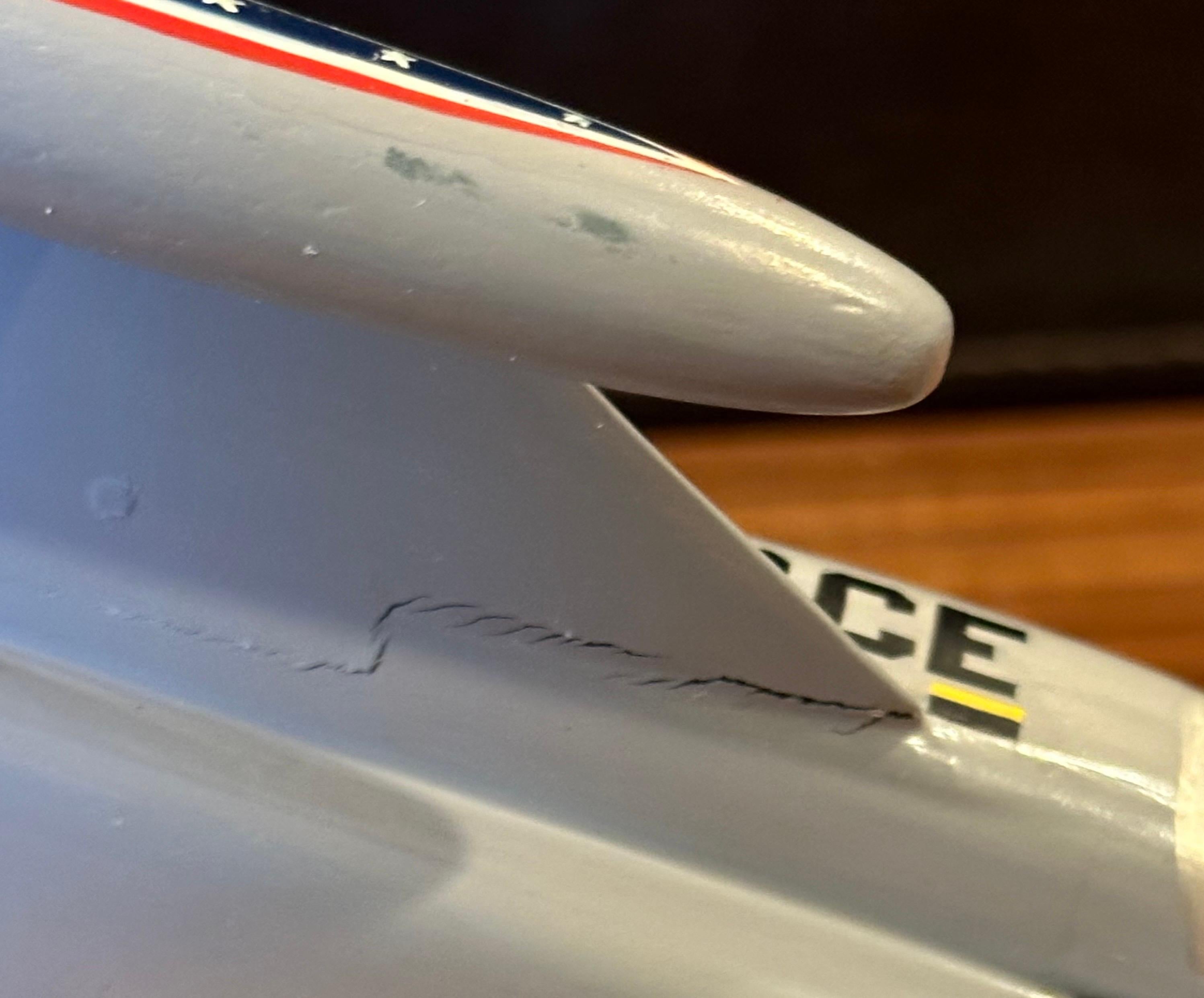 U.S. Air Force Convair F-106 Delta Dart Airplane / Jet Contractor Desk Model 9