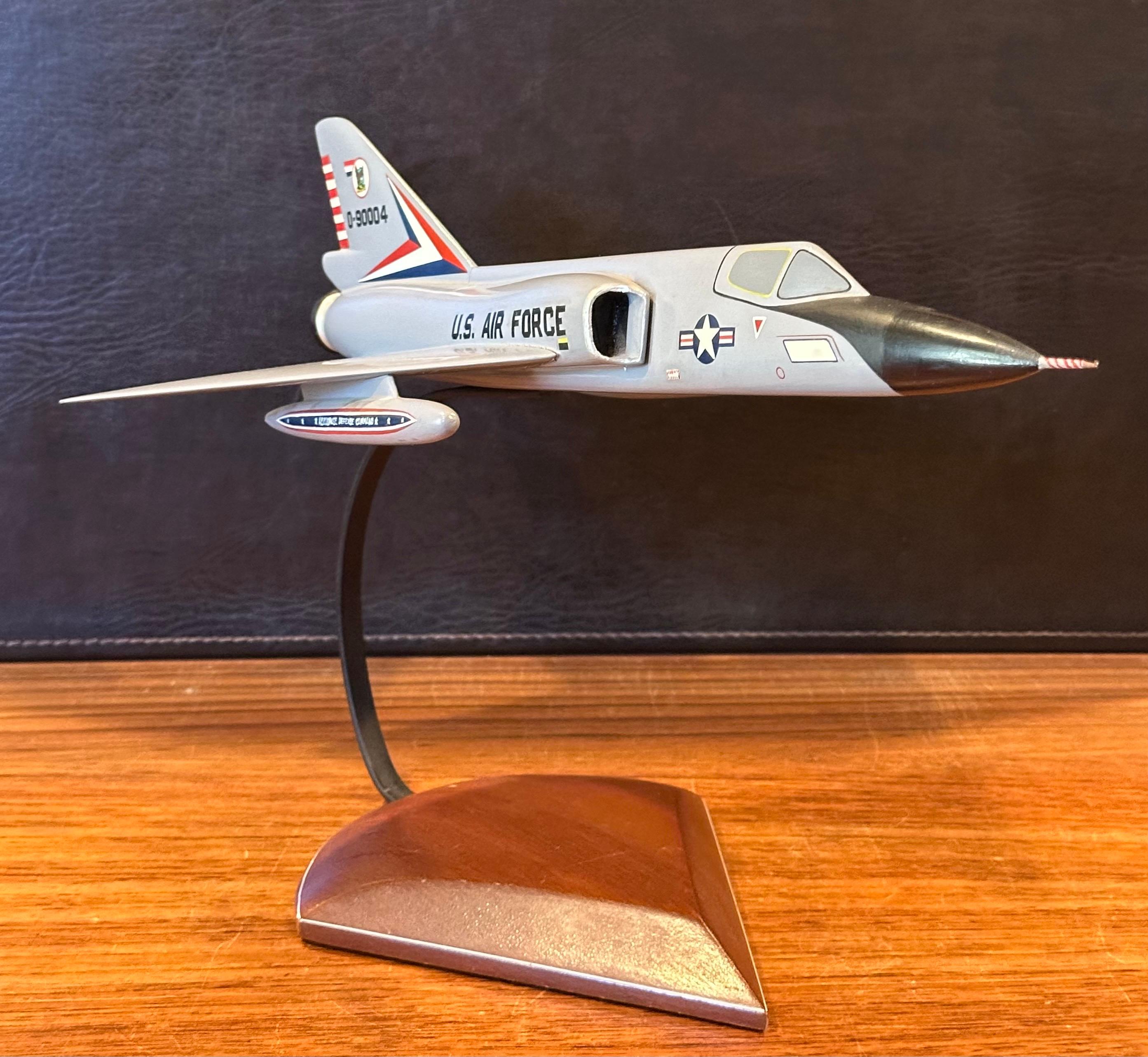 U.S. Air Force Convair F-106 Delta Dart Airplane / Jet Contractor Desk Model 11