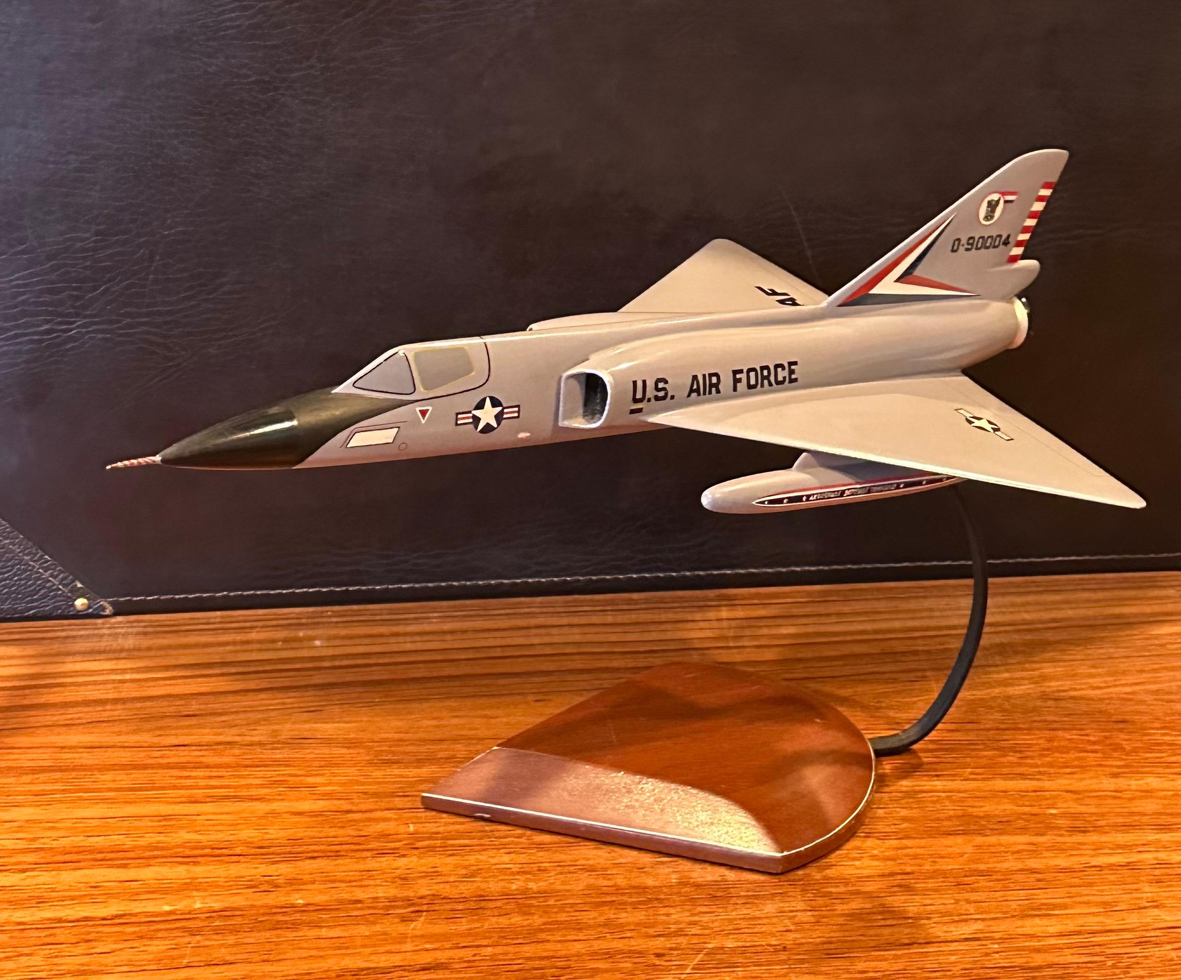 U.S. Air Force Convair F-106 Delta Dart Airplane / Jet Contractor Desk Model 2