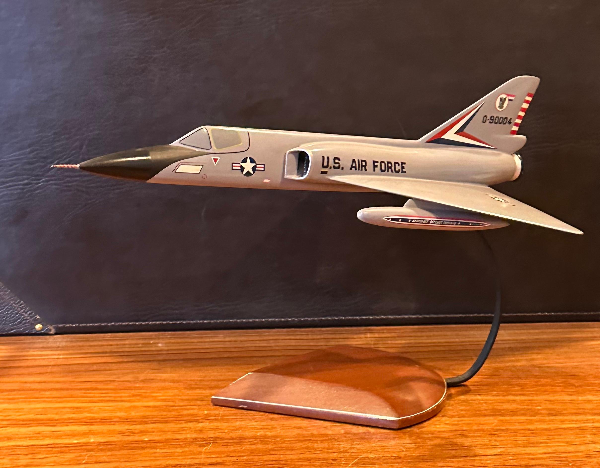 U.S. Air Force Convair F-106 Delta Dart Airplane / Jet Contractor Desk Model 3