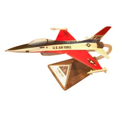 U.S. Air Force F-16 Air Combat Fighter Contractor Desk Model