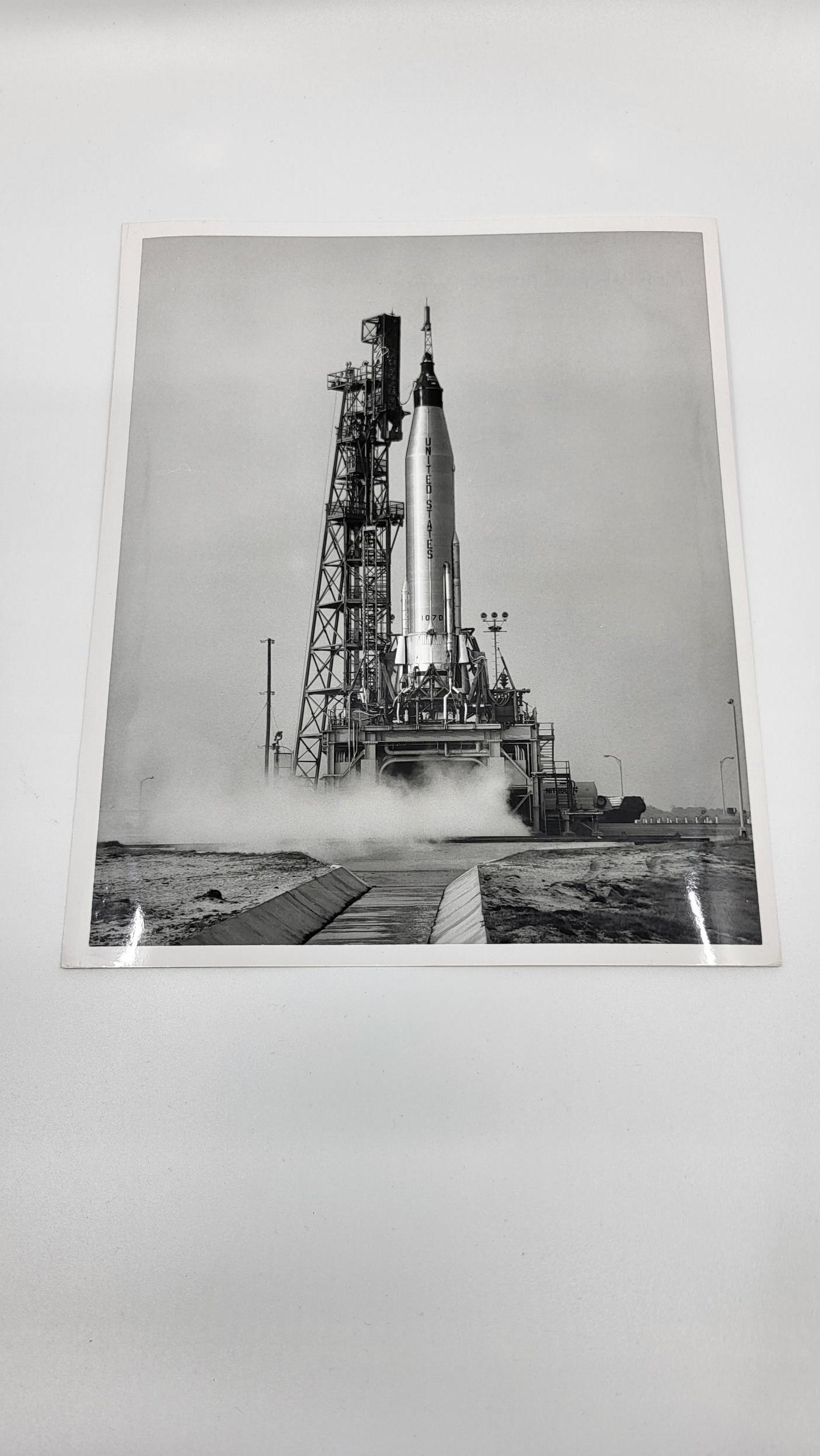 American US Air Force Mercury Aurore 7 Launcher, 1962, Photograph For Sale