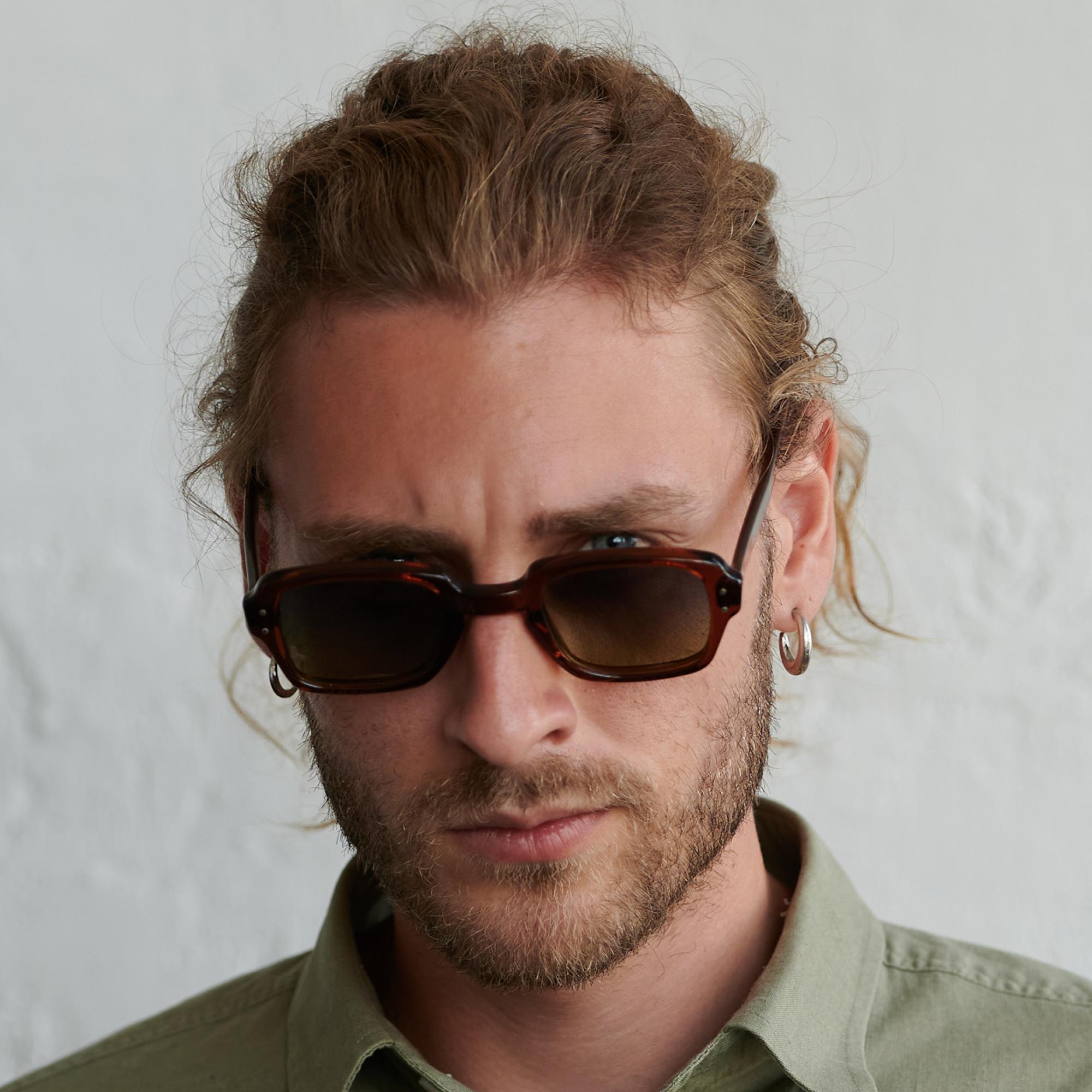 US Army 80er Jahre quadratische vintage Sonnenbrille im Zustand „Neu“ in Valencia, CA