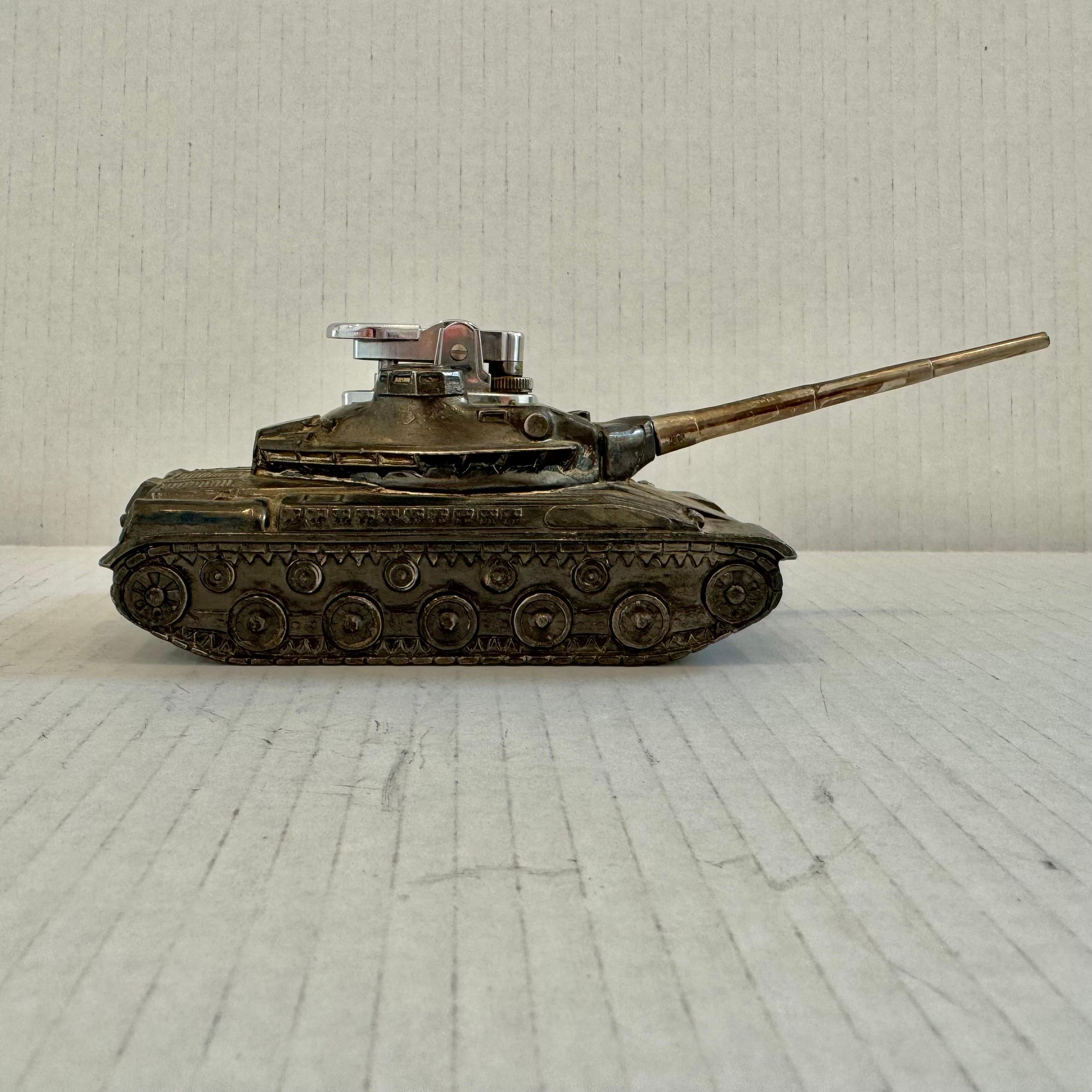 Metal US Army Tank Lighter, 1980s Japan For Sale