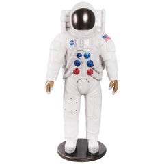 Vintage US Astronaut NASA Sculpture Life-Size in Resin