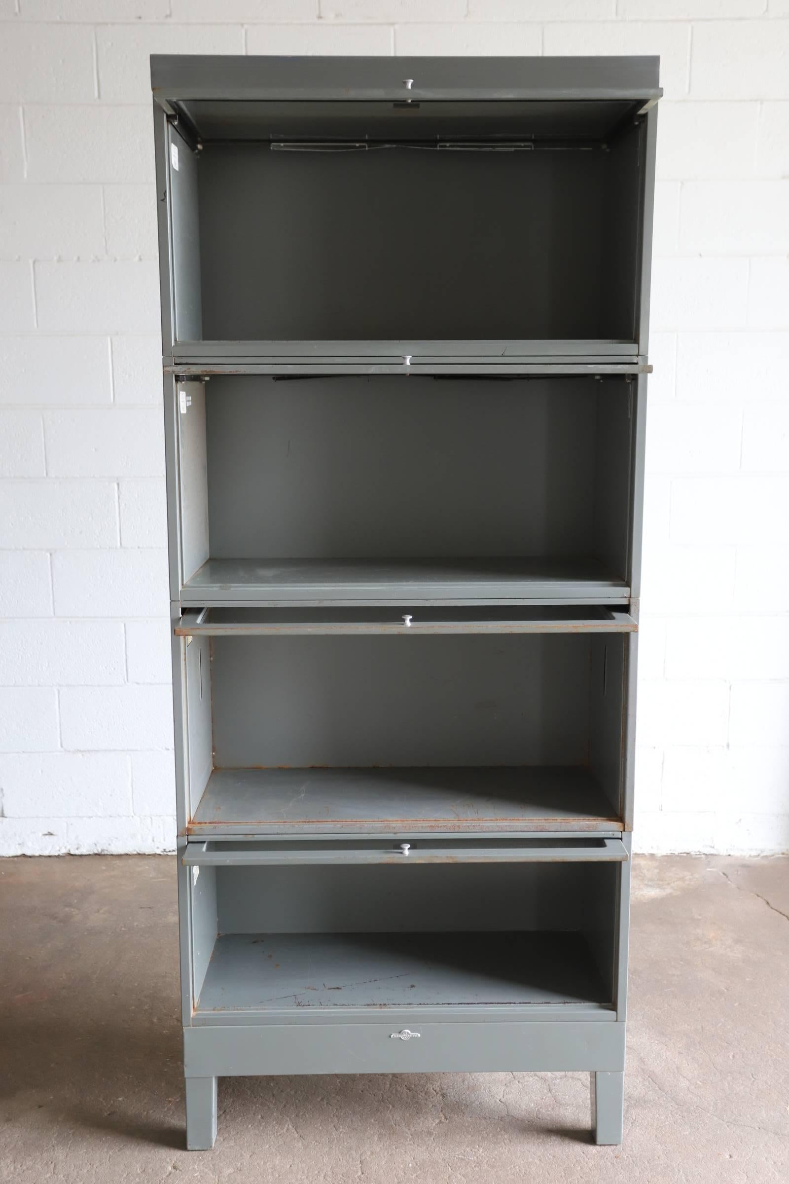 US Government Metal Barrister Bookcase 1