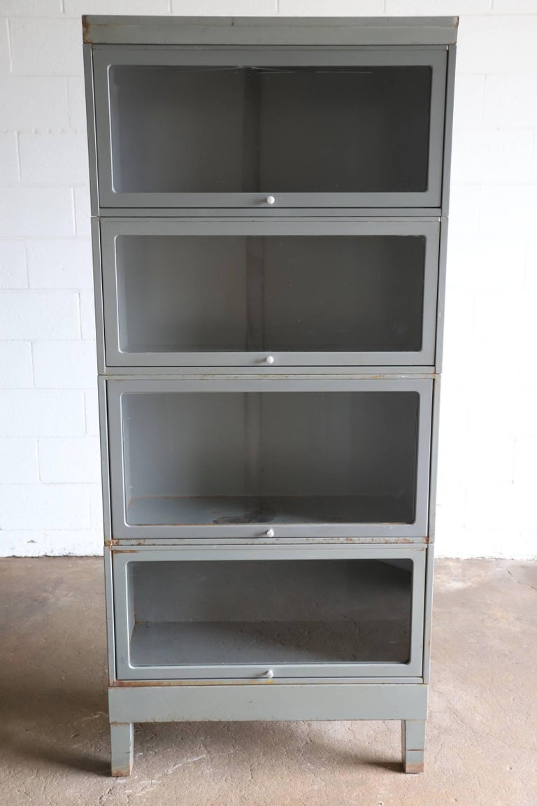 Us Government Metal Barrister Bookcase At 1stdibs