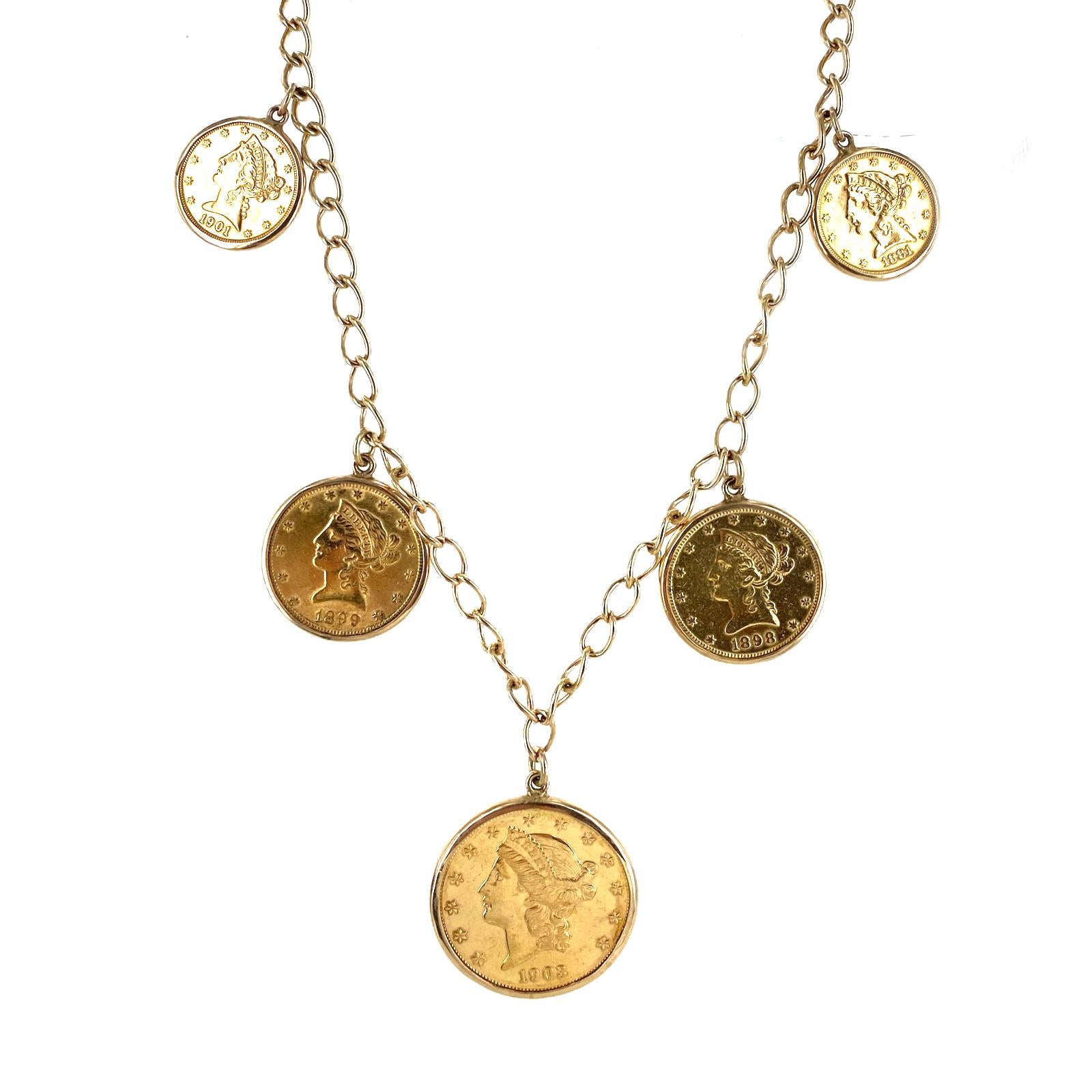 american gold bullion pendant