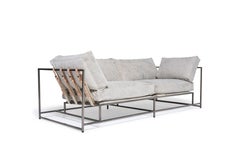 US Mailbag & Antique Nickel Two Seat Sofa