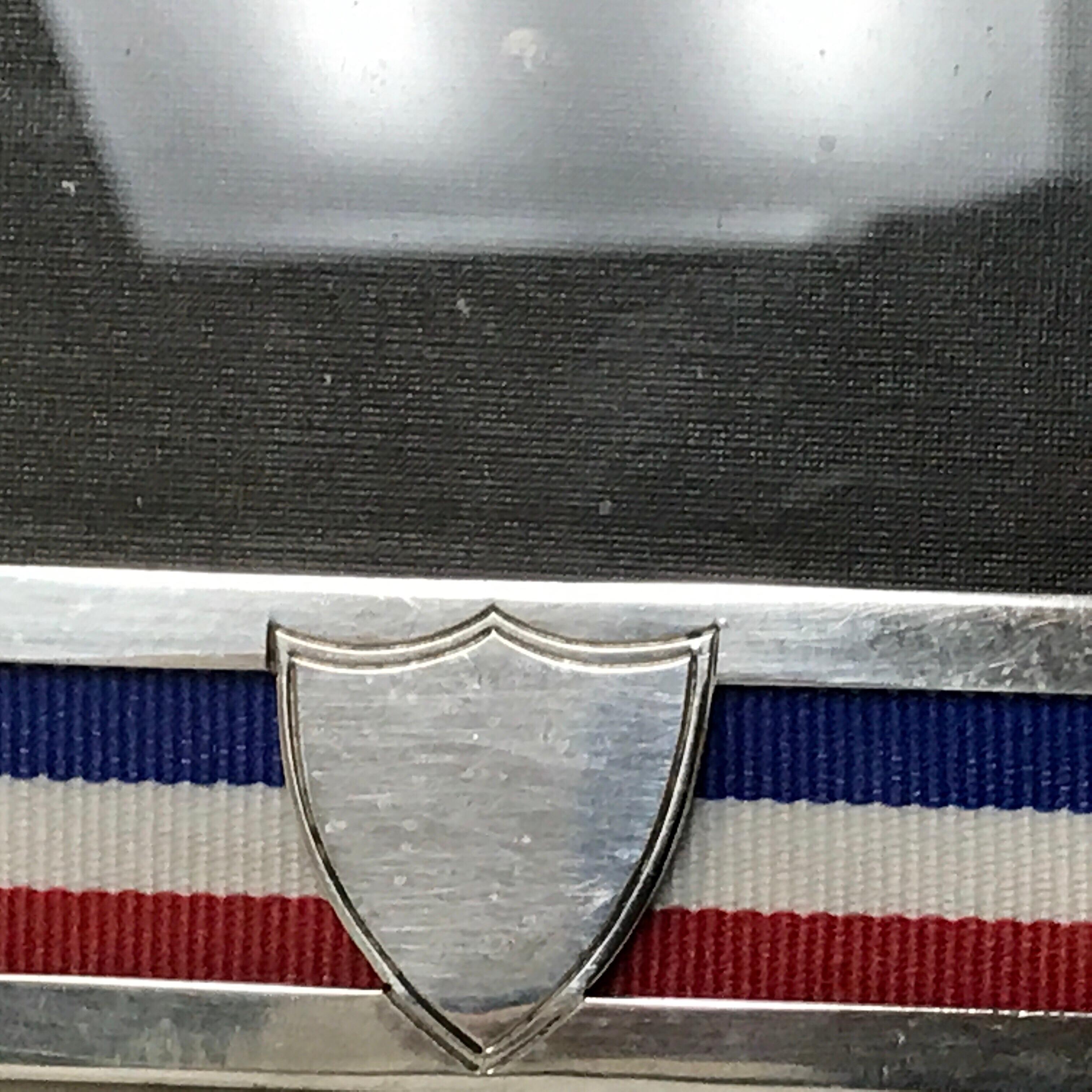 US Military Sterling and Gold US Emblem Motif Frame, WWI Era, Theodore B. Starr 2