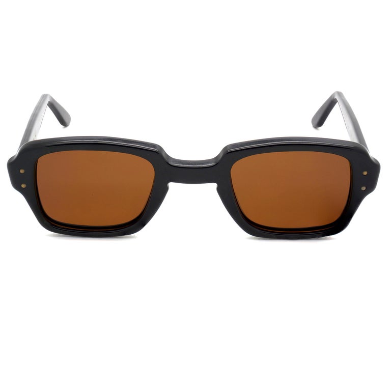 US Military vintage sunglasses, made in Famous BCG brown