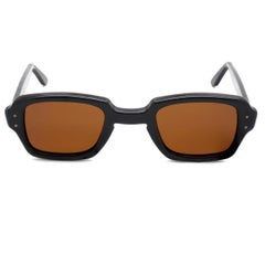 Lunettes de soleil vintage de l'armée américaine, fabriquées aux États-Unis. Lentilles polarisantes brunes du célèbre BCG