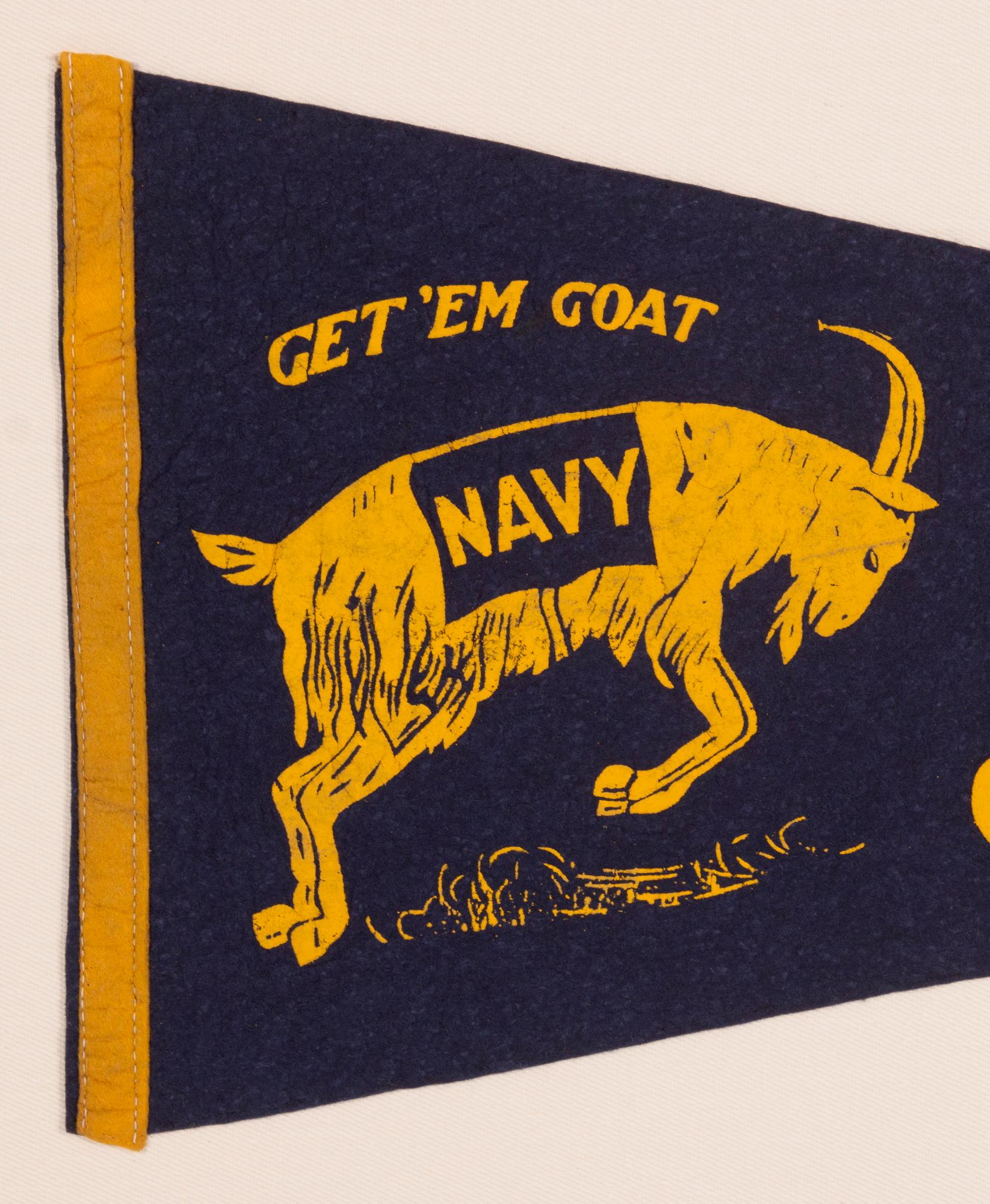 UNITED STATES NAVAL ACADEMY PENNANT WITH 