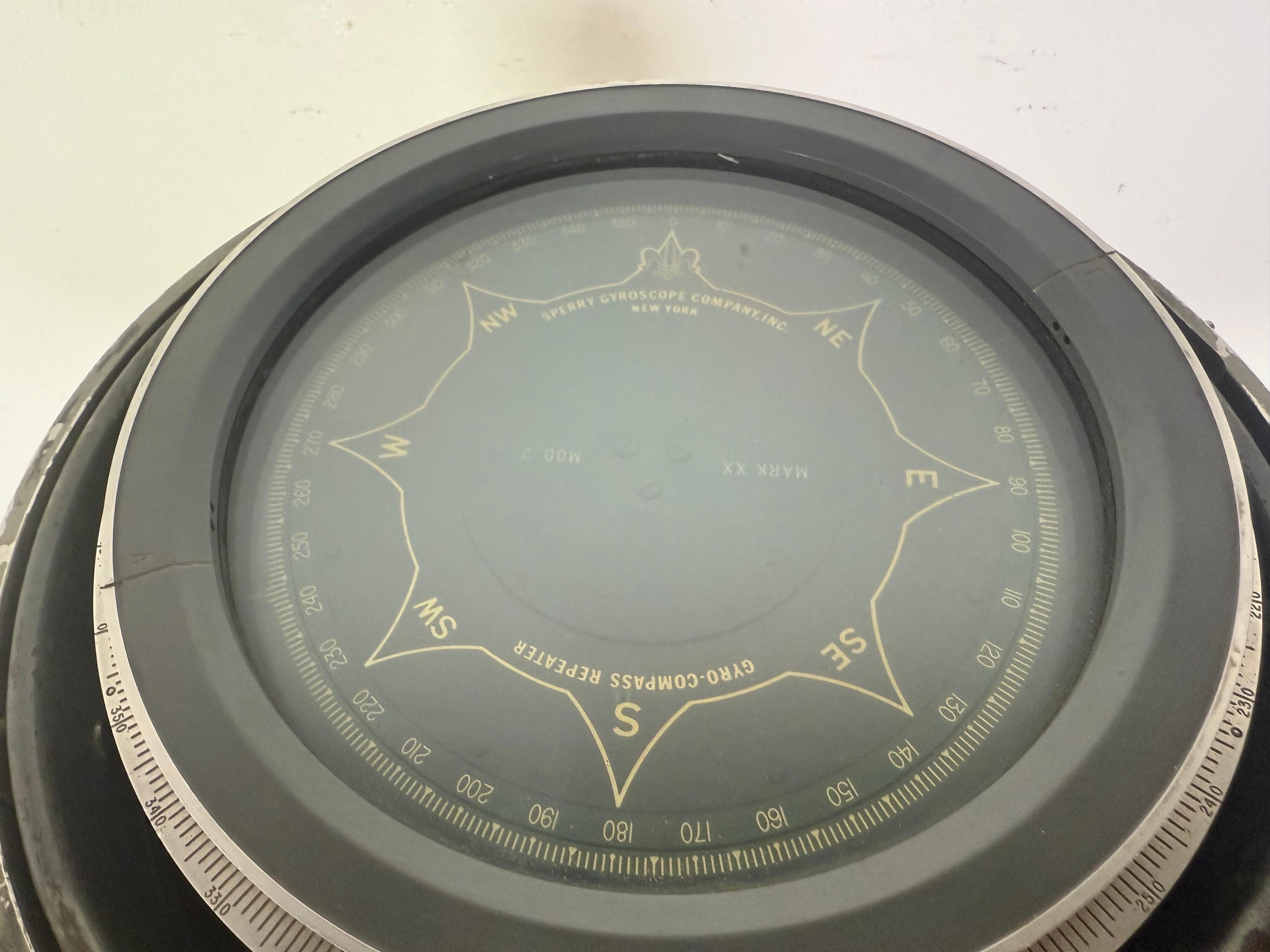 U.S. Navy Alidade Pelorus Stand by Sperry Gyroscope Company, Mark XXXI, Mod 0 For Sale 4