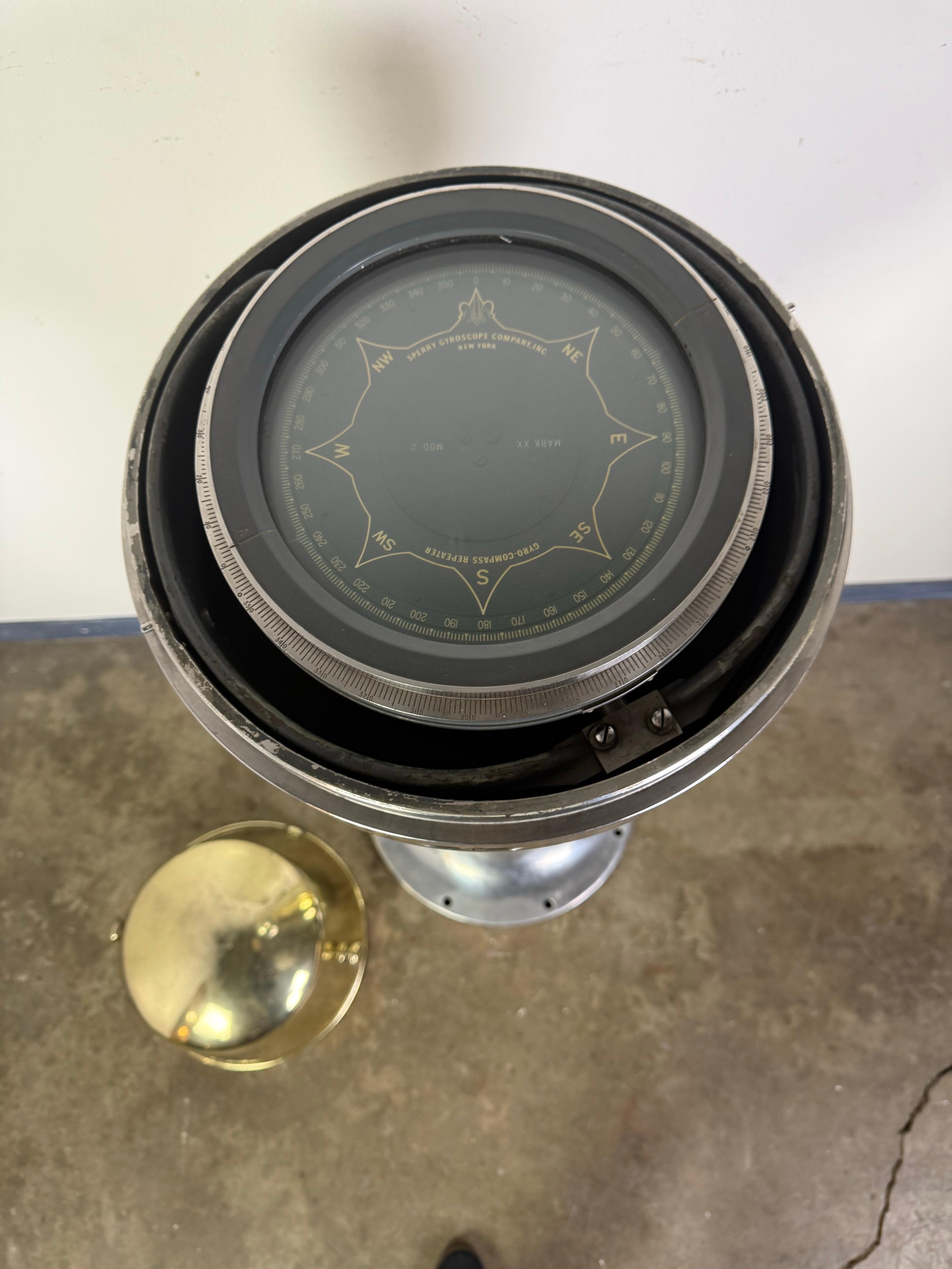 U.S. Navy Alidade Pelorus Stand by Sperry Gyroscope Company, Mark XXXI, Mod 0 For Sale 5