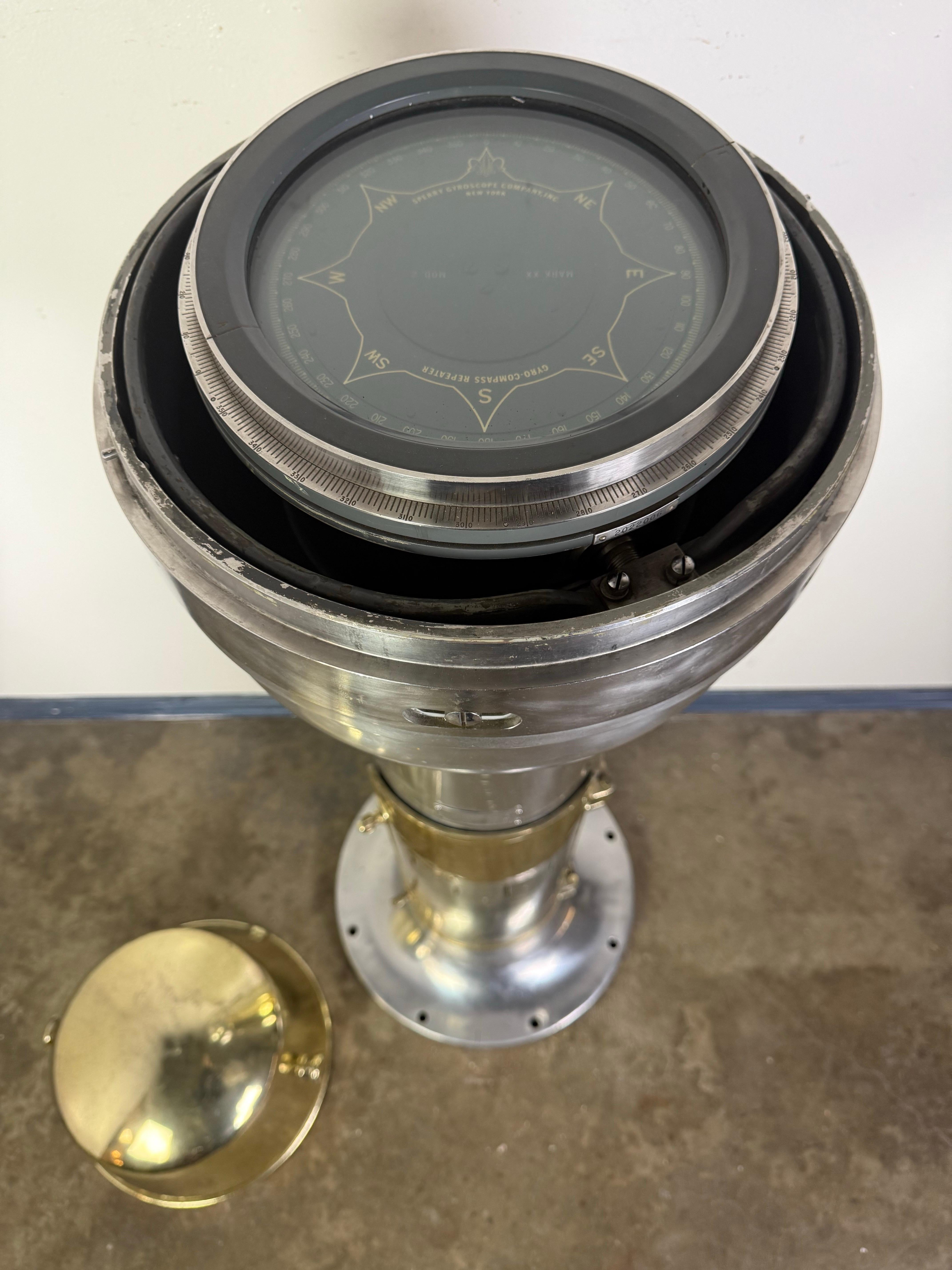 U.S. Navy Alidade Pelorus Stand by Sperry Gyroscope Company, Mark XXXI, Mod 0 For Sale 6