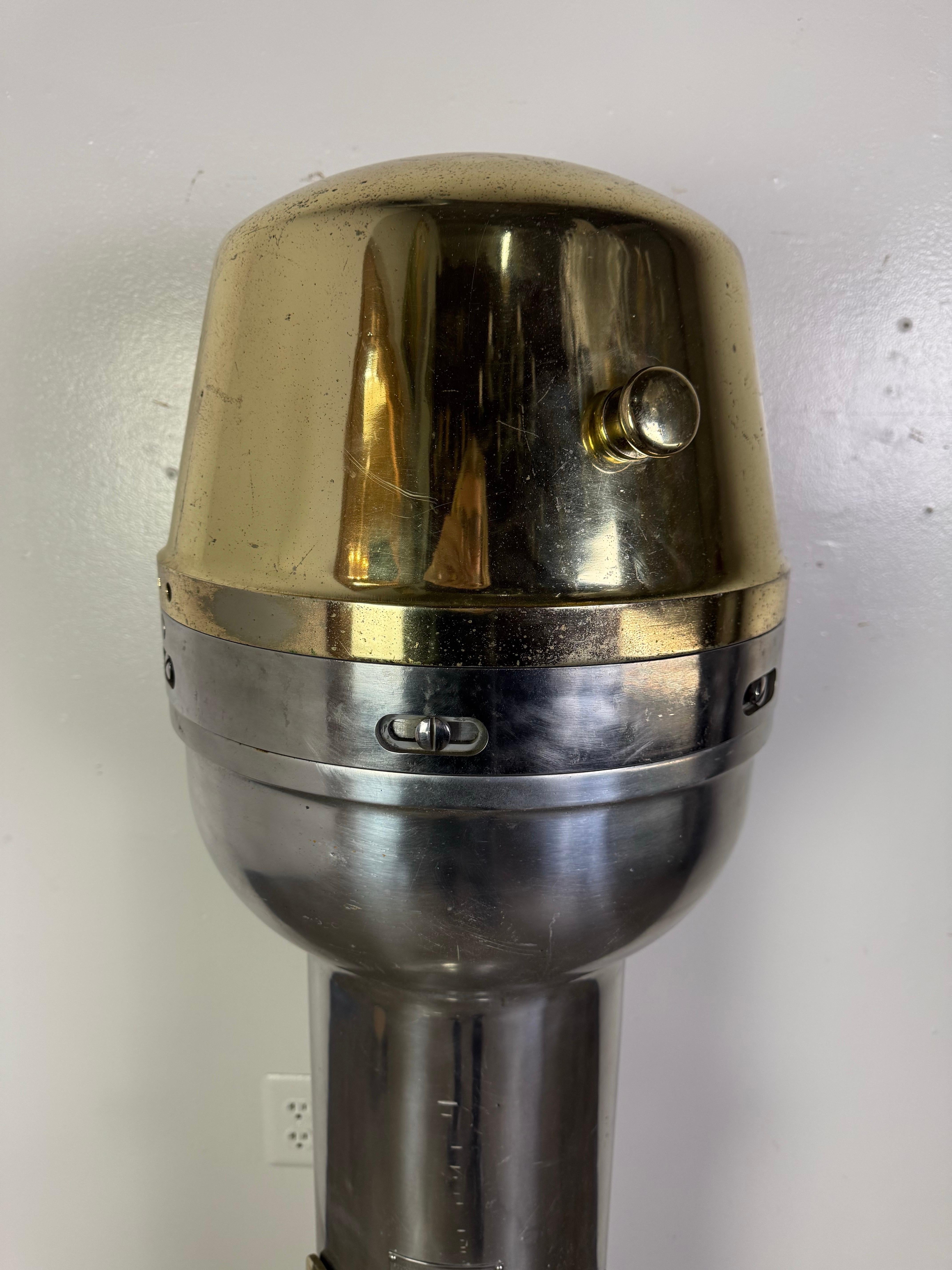Mid-20th Century U.S. Navy Alidade Pelorus Stand by Sperry Gyroscope Company, Mark XXXI, Mod 0 For Sale
