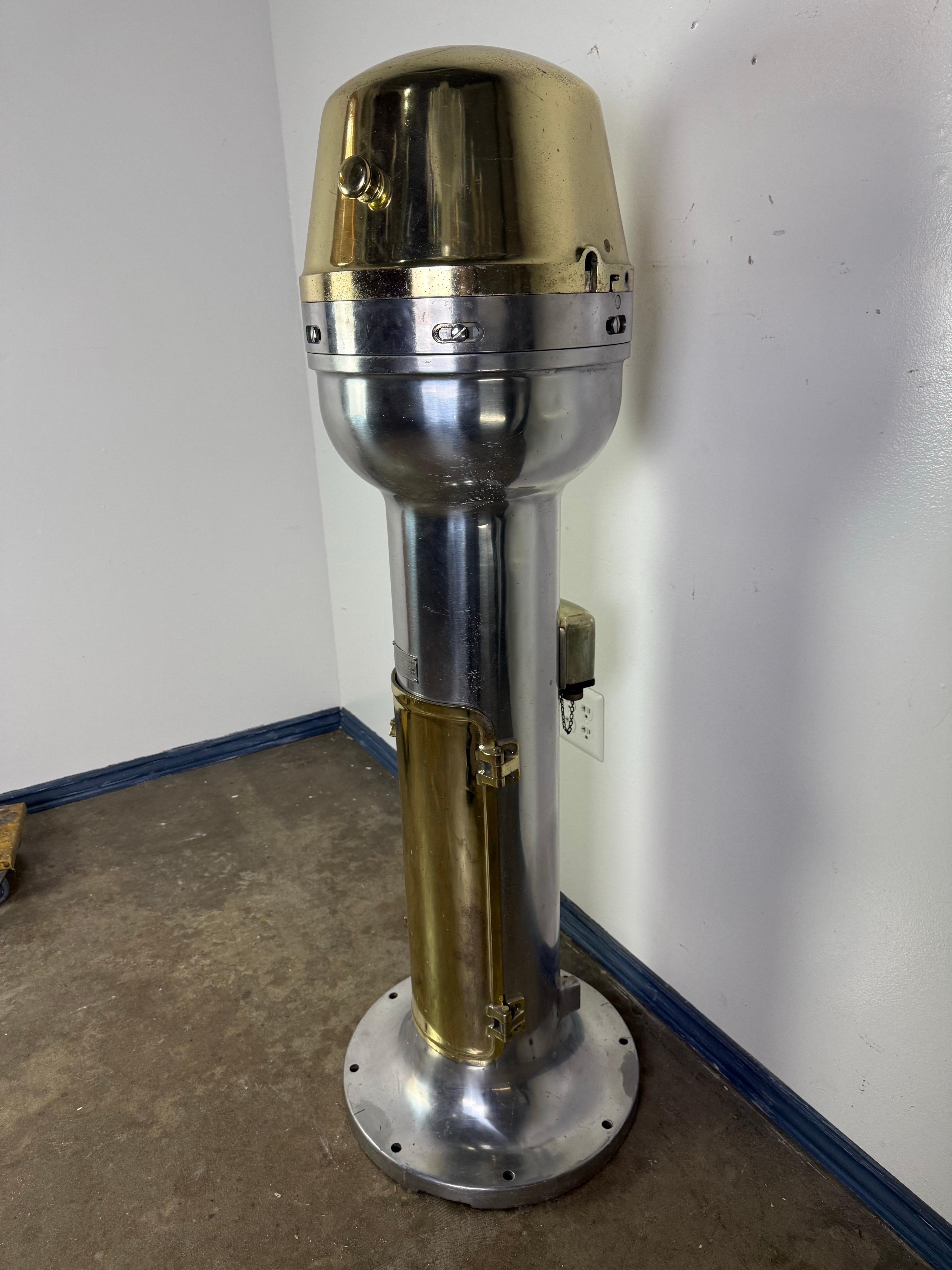 Aluminum U.S. Navy Alidade Pelorus Stand by Sperry Gyroscope Company, Mark XXXI, Mod 0 For Sale