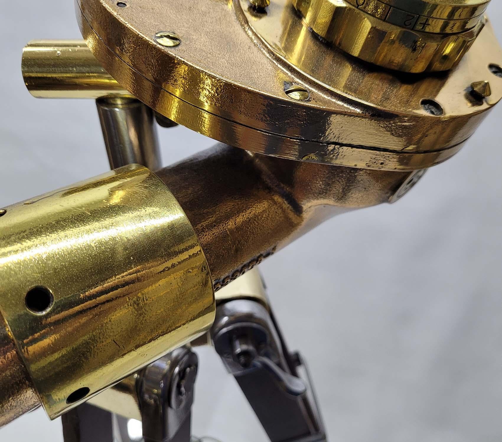 Brass US Navy Mark 74 Aiming Telescope For Sale