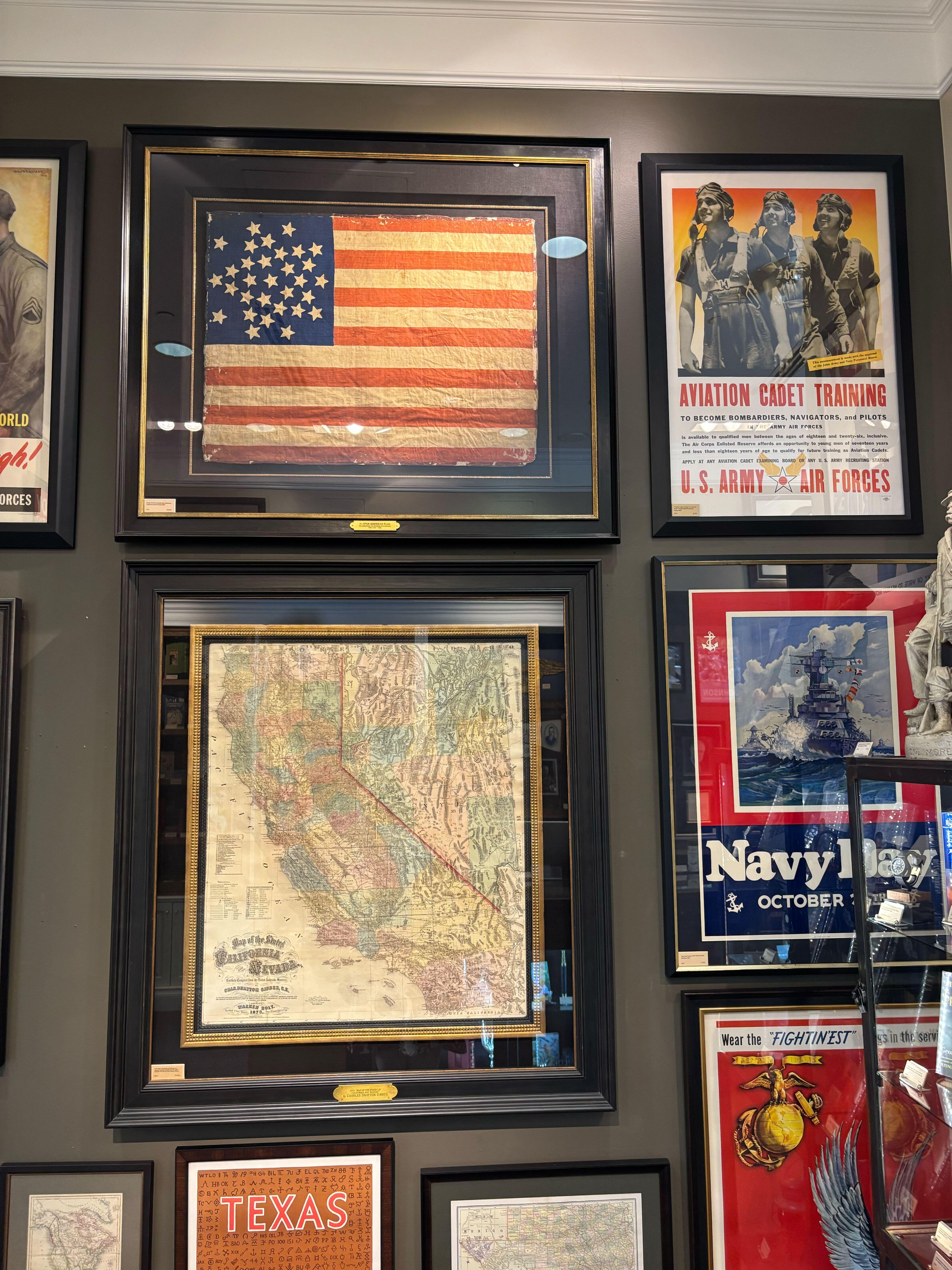 Poster d'epoca della Marina degli Stati Uniti 