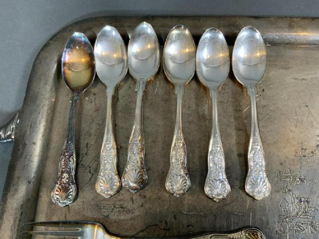 U.S. Navy Officer's Mess Silverware In Good Condition In Norwell, MA