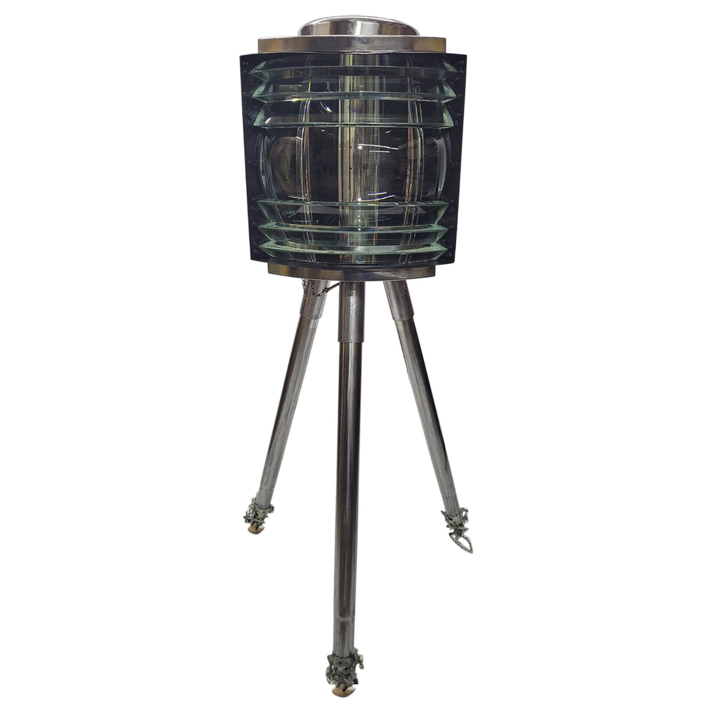 U.S. Navy Range Beacon With Fresnel Lens