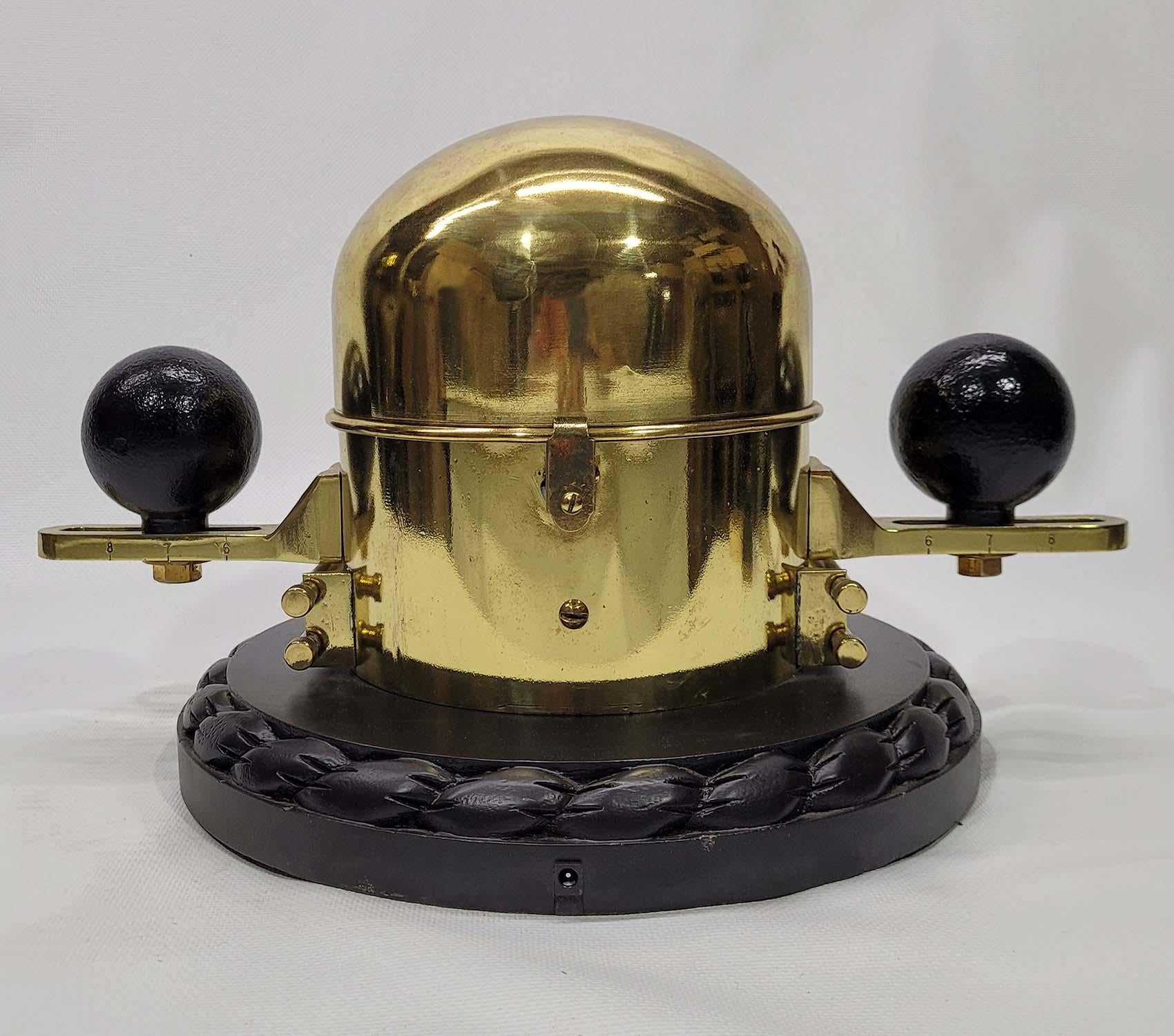 US Navy Solid Brass Ships Binnacle Compass 5