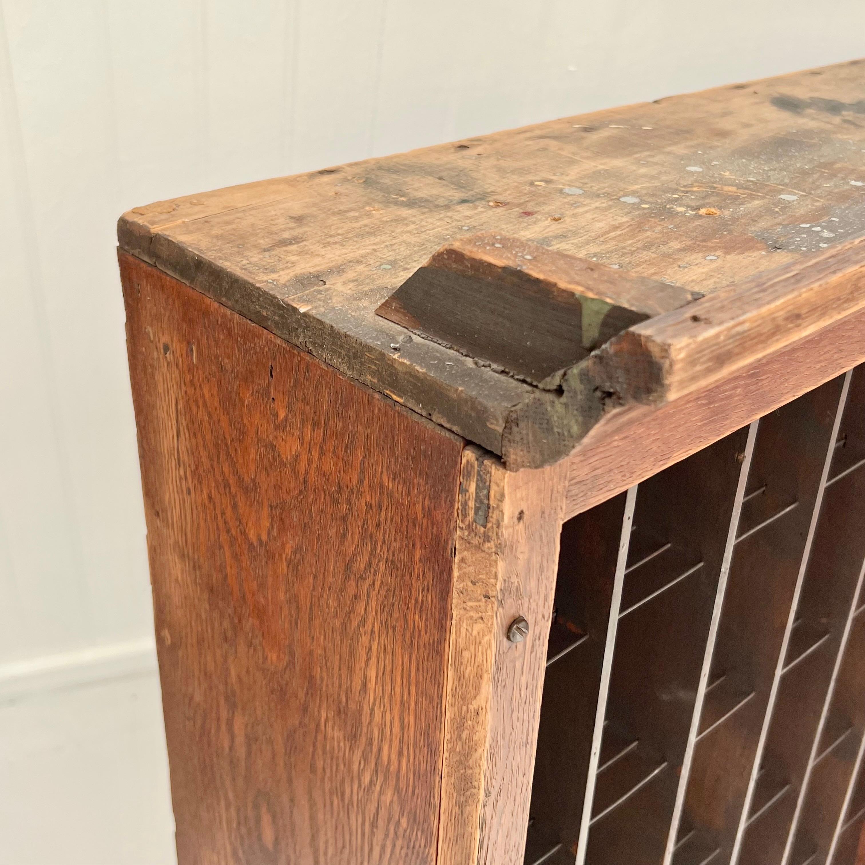 19th Century U.S. Post Office Postal Window with Teller's Cage, Late 1800s USA For Sale