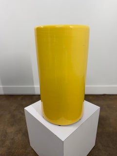 U.S. Pottery Glazed Ceramic Umbrella Stand Pot, Mid-Century Modern