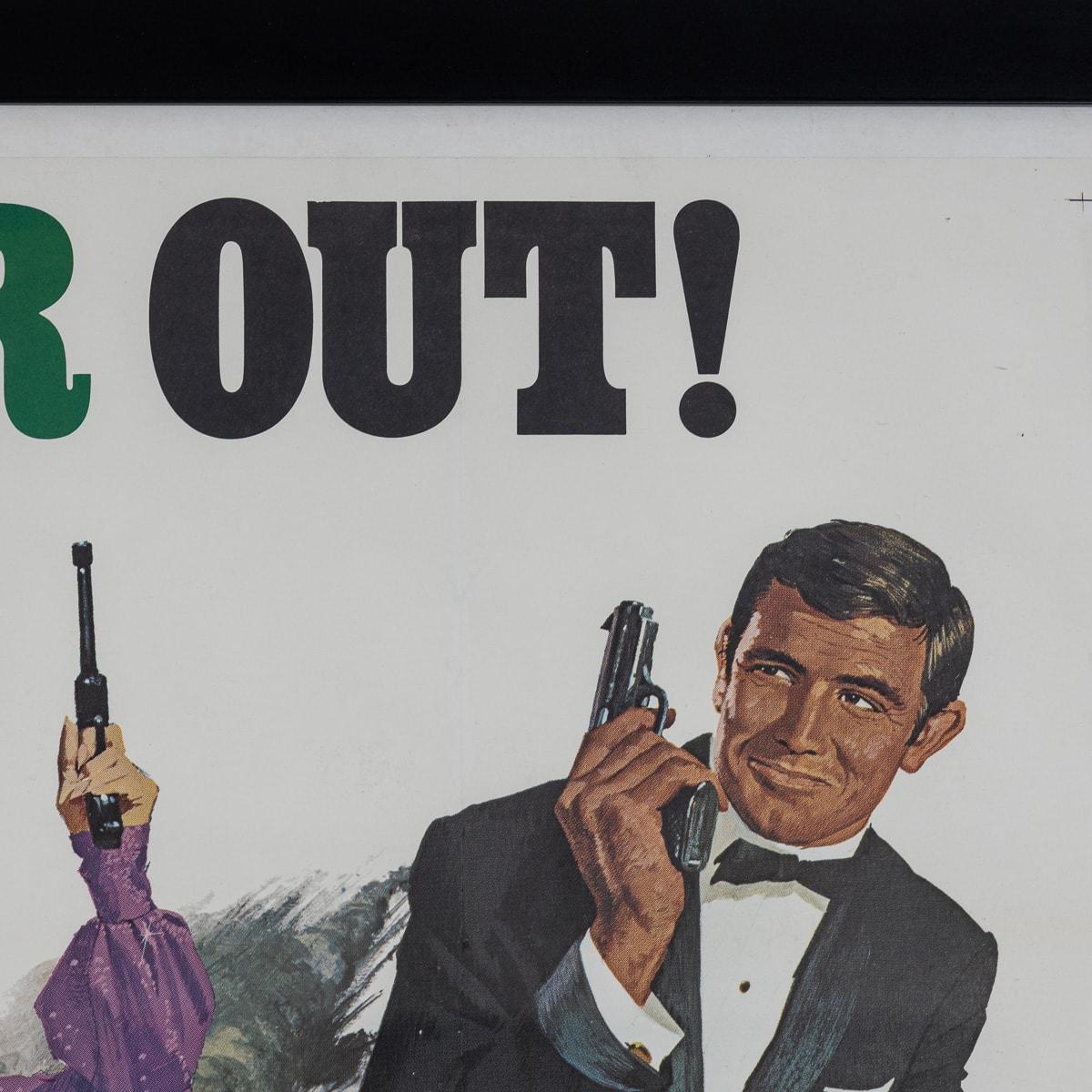 American U.S Release James Bond 007 'On Her Majesty's Secret Service' Poster c.1969 For Sale