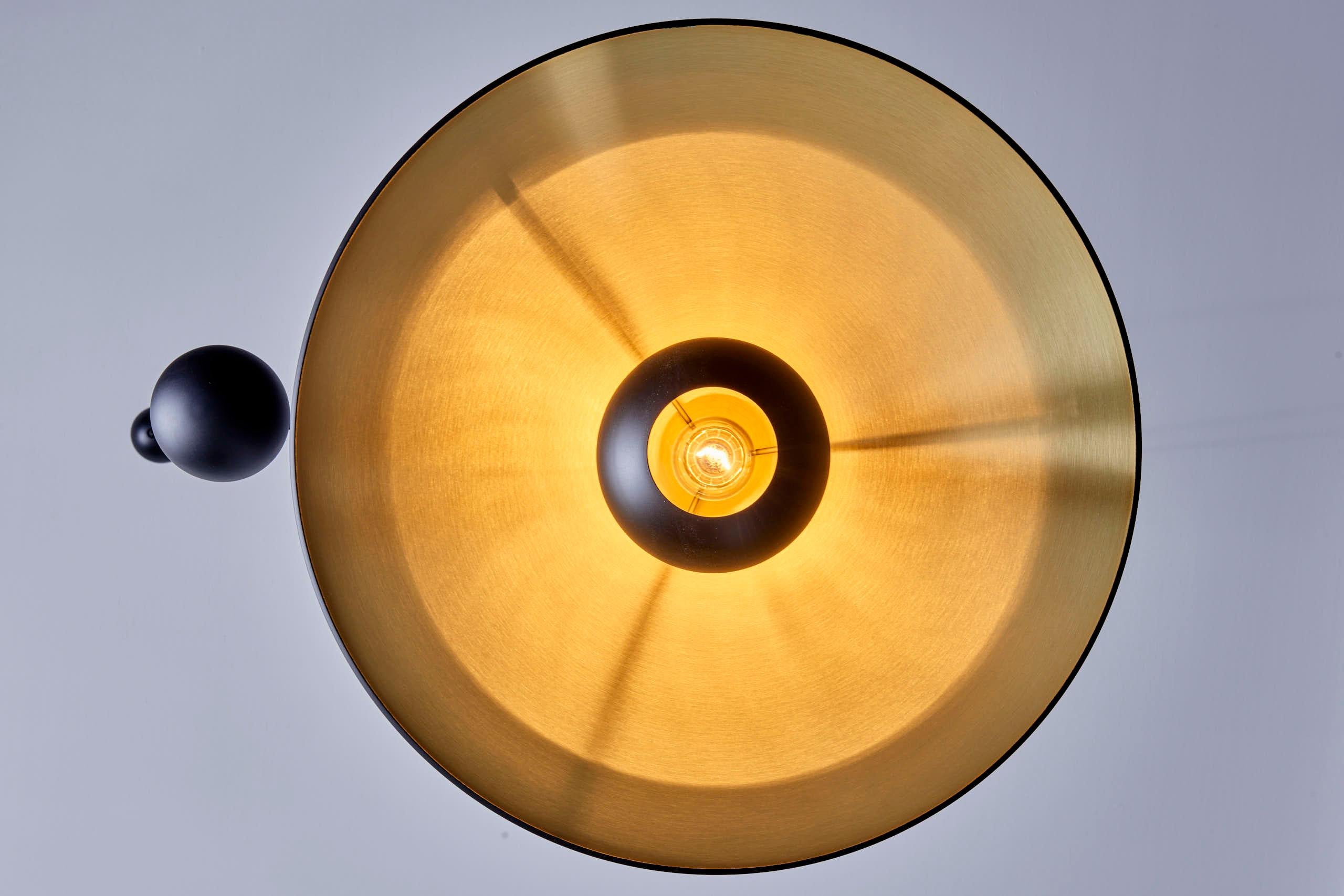 US Version Florian Schulz Double Onos 55-Pendant Lamp with Side Counter Weights For Sale 2
