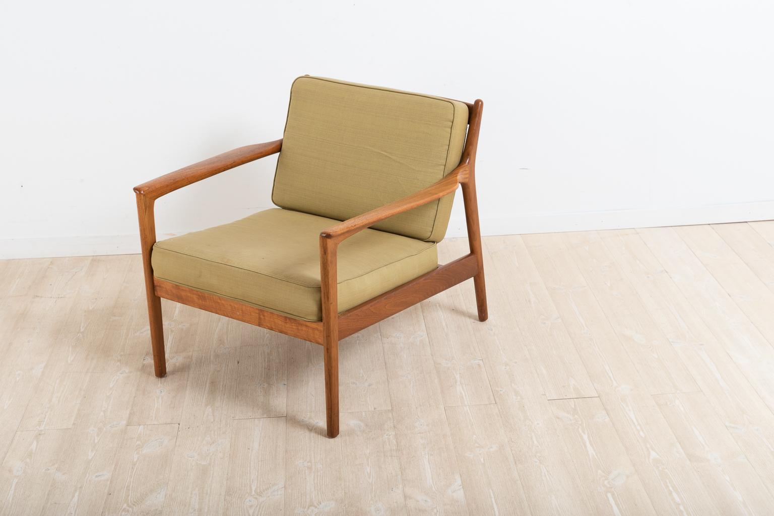 USA-75 Armchair Designed By Folke Ohlsson for DUX In Good Condition In Kramfors, SE