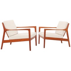 USA-75 Easy Chairs by Folke Ohlsson for DUX, Sweden 1950s