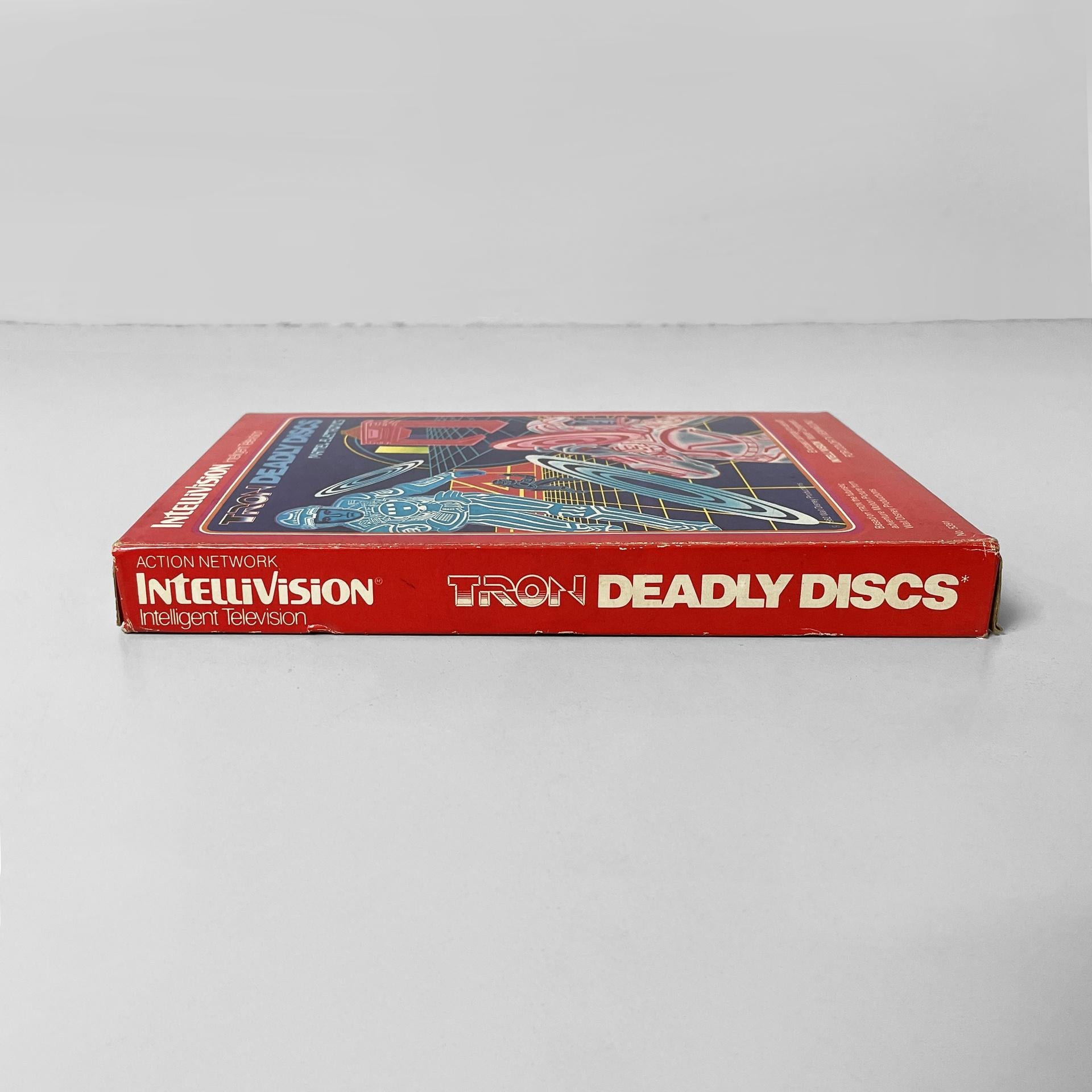 Usa console Intellivision and Tron deadly discs videogame by Mattel, 1980s For Sale 9